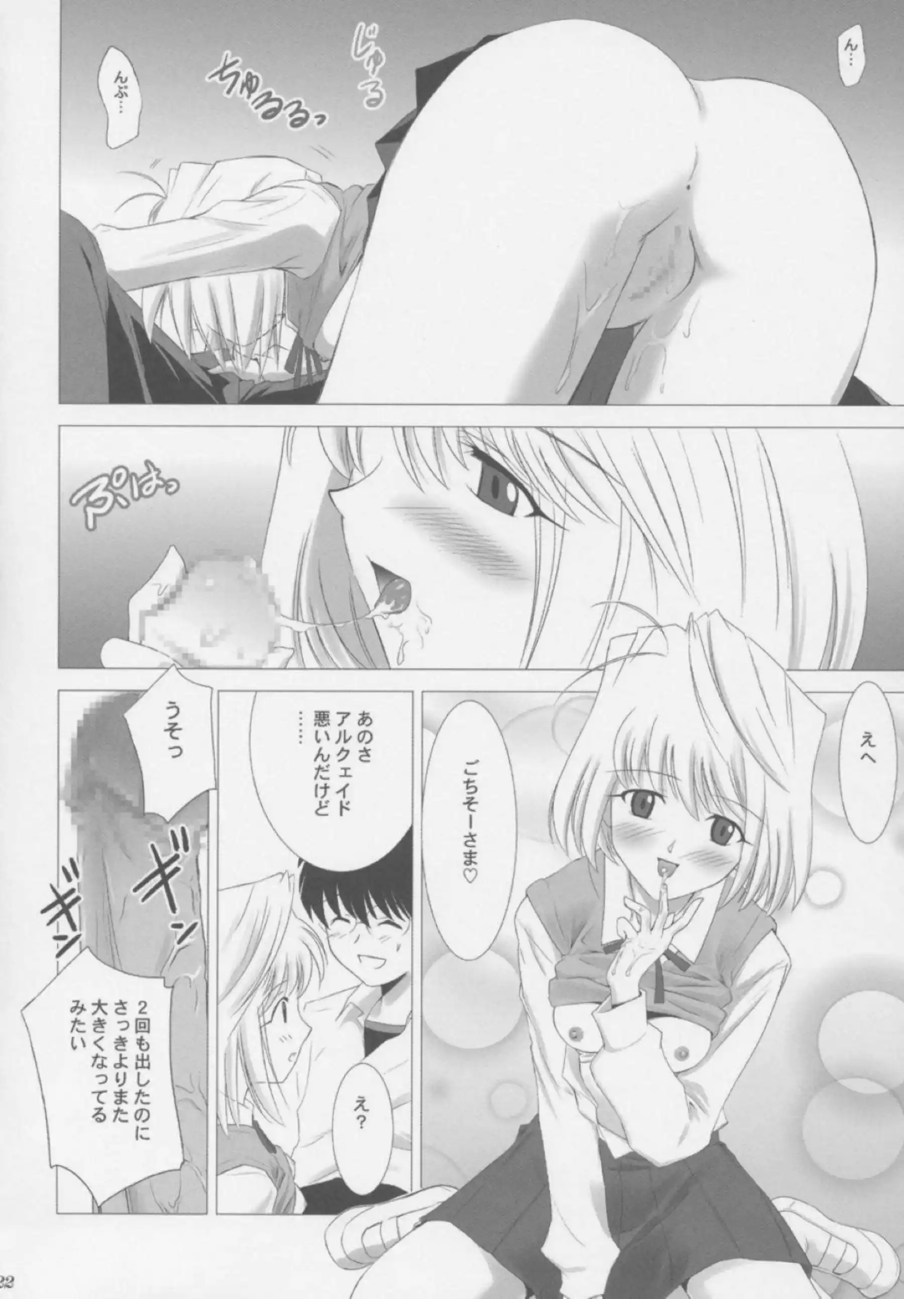 志貴にクンニされ濡れまくるアルクェイド！正常位やバックでセックスをして感じちゃう！ - PAGE 021