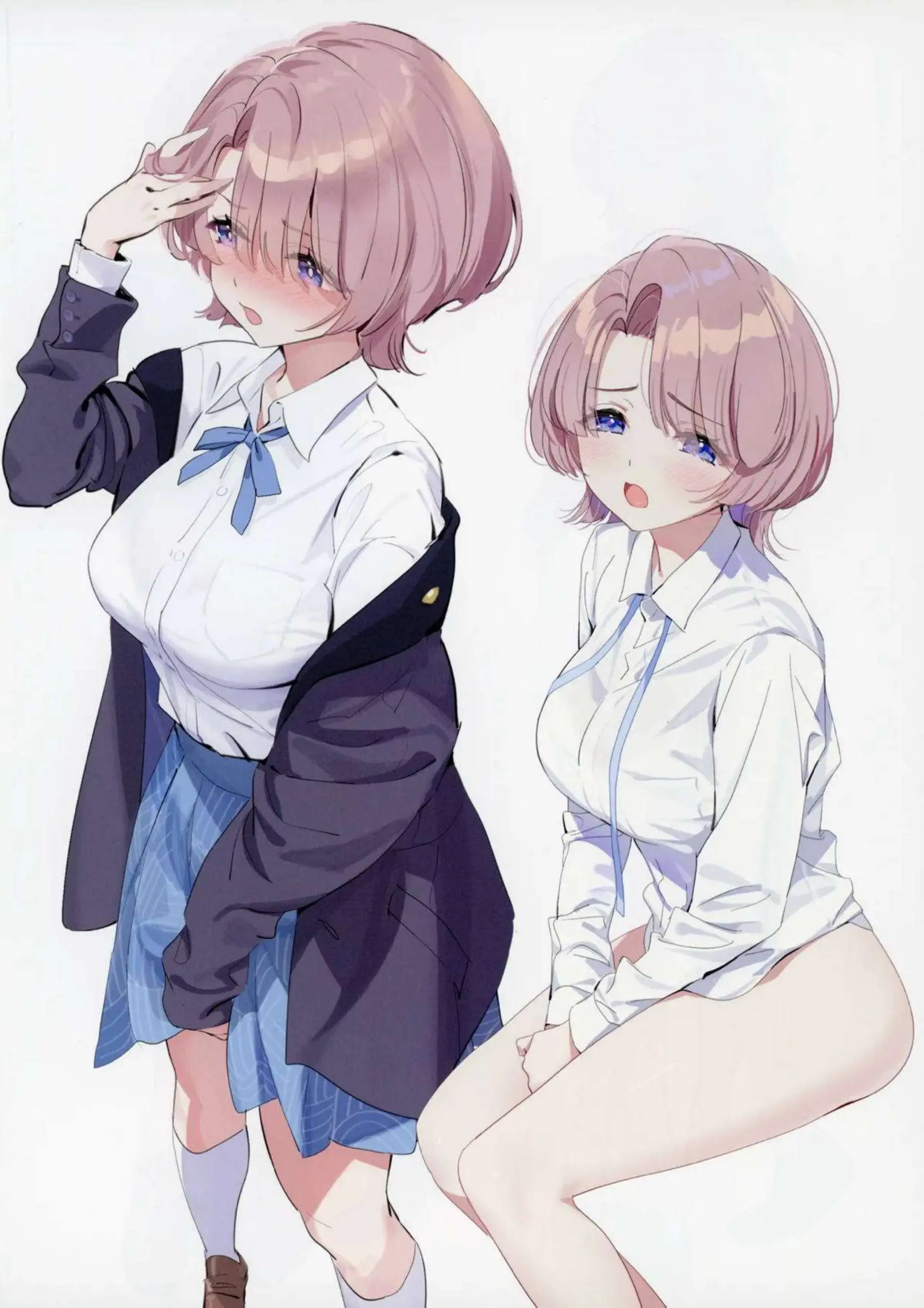 麻央がPとのトレーニングえっち！スク水やメイド服に興奮しハメられアクメ！ - PAGE 025