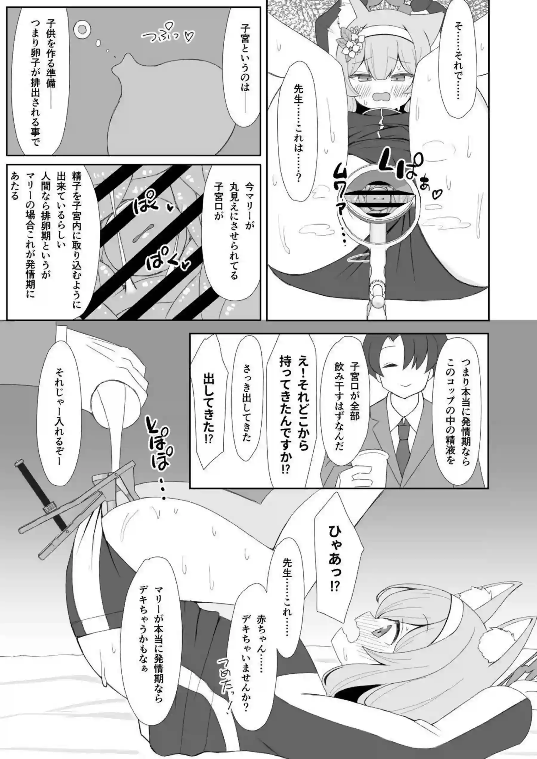 ブルマ姿のマリーがご奉仕！先生に乳首責められて感じた後は正常位&バックでもロリマンコを連続中出し！ - PAGE 028