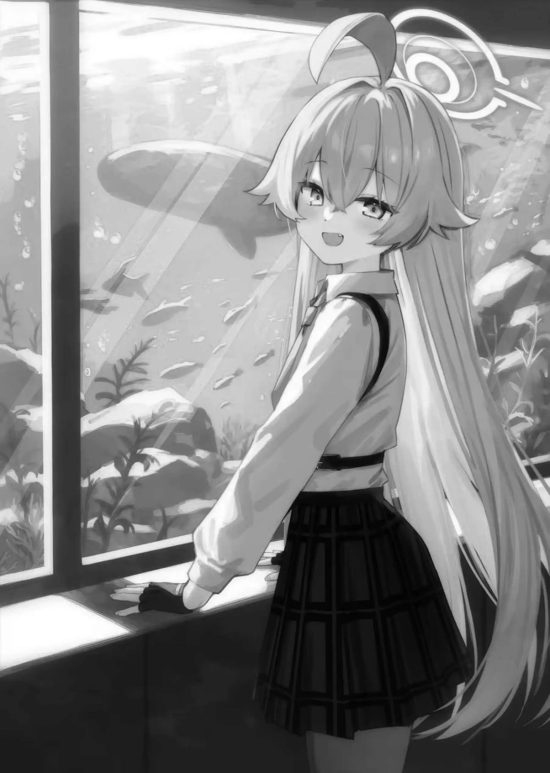 婚約中のホシノが先生とラブSEX！愛の言葉交わして正常位子種注がれて幸せいっぱい！ - PAGE 002