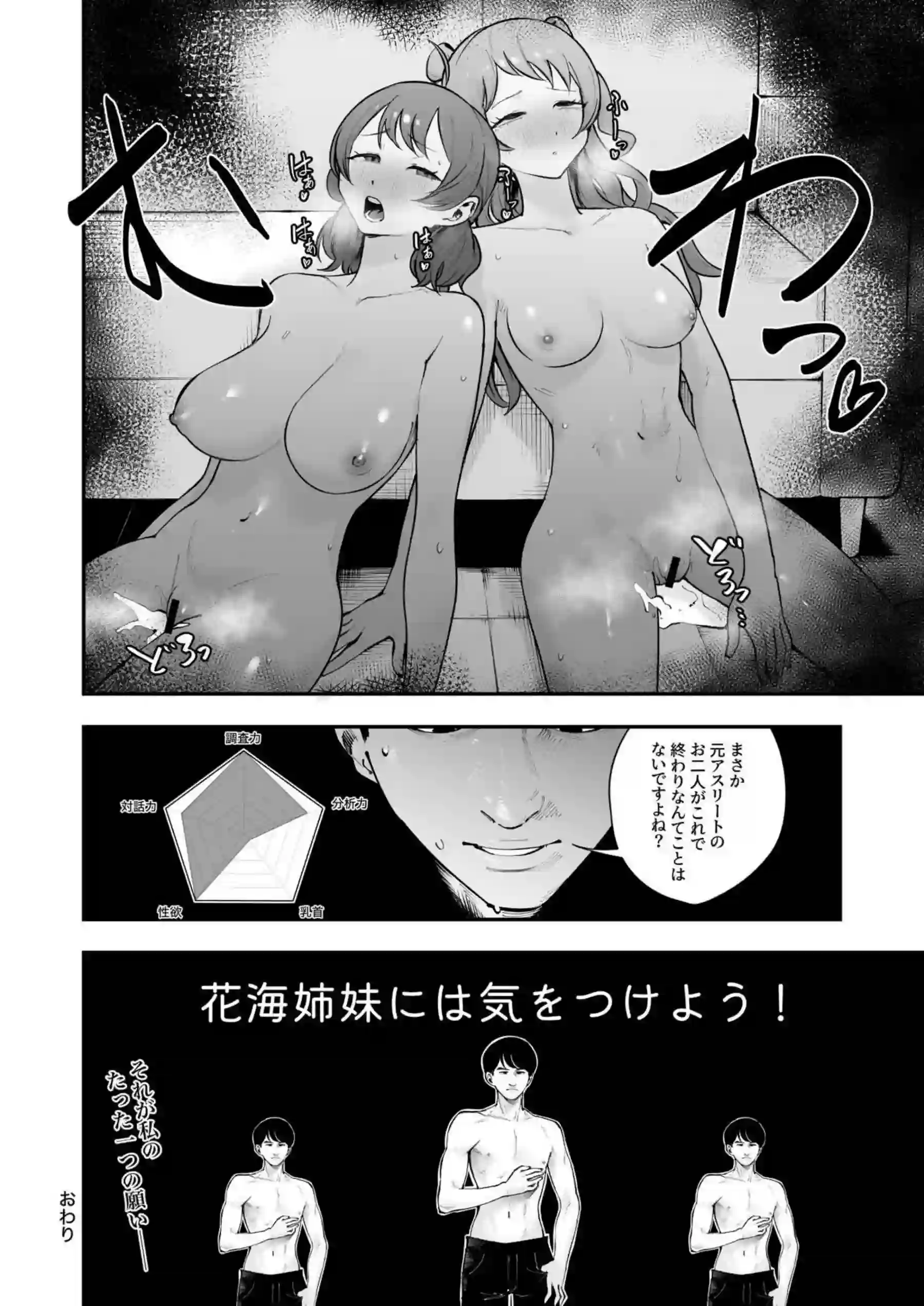 ことねが着衣でハメ撮り！夜の野外では麻央が後ろから犯されている！ - PAGE 078