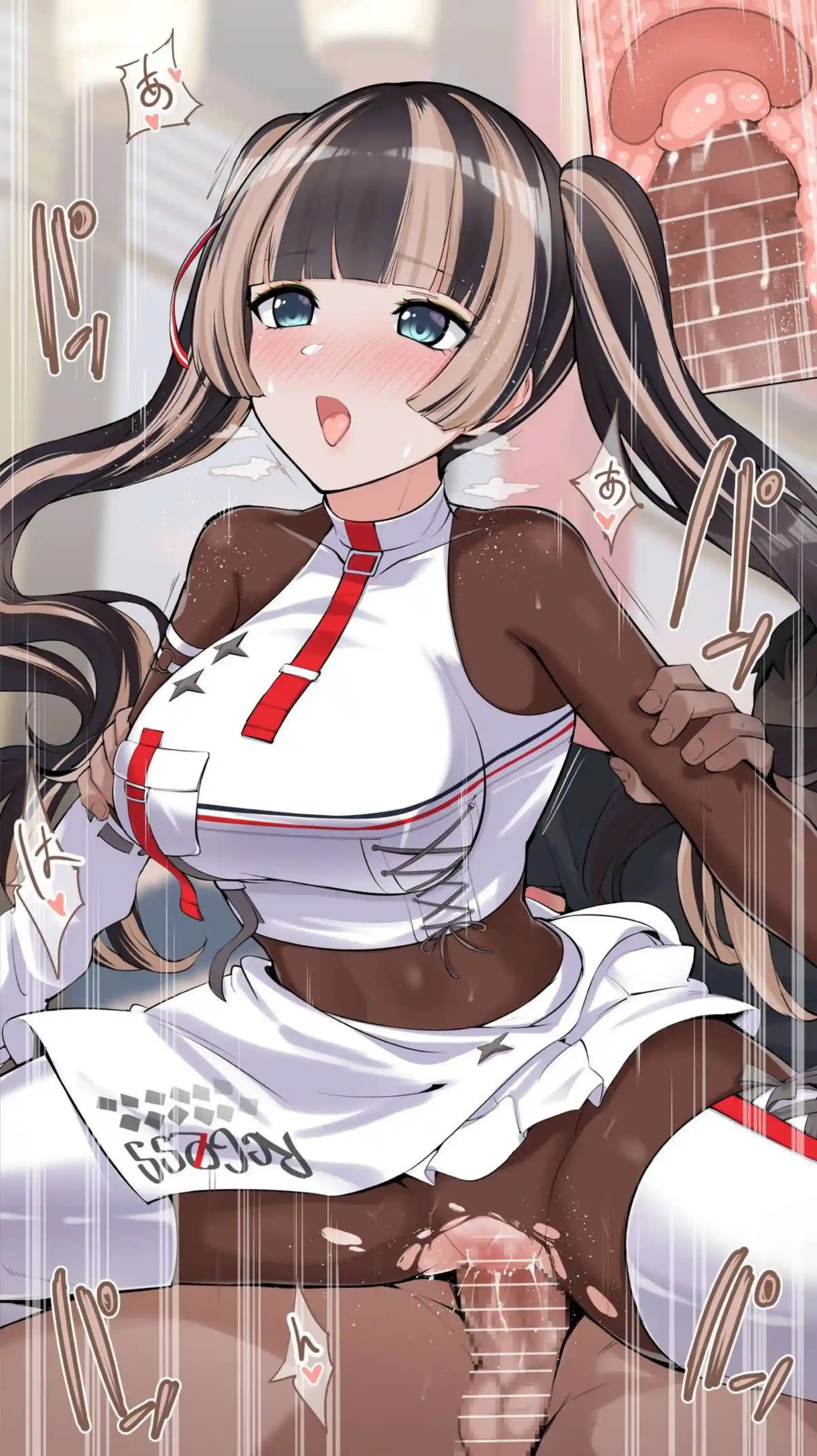 美少女らでんちゃんを貫通スペシャルセックス！立ちバックと立ち側位で種付けまくり！ - PAGE 006