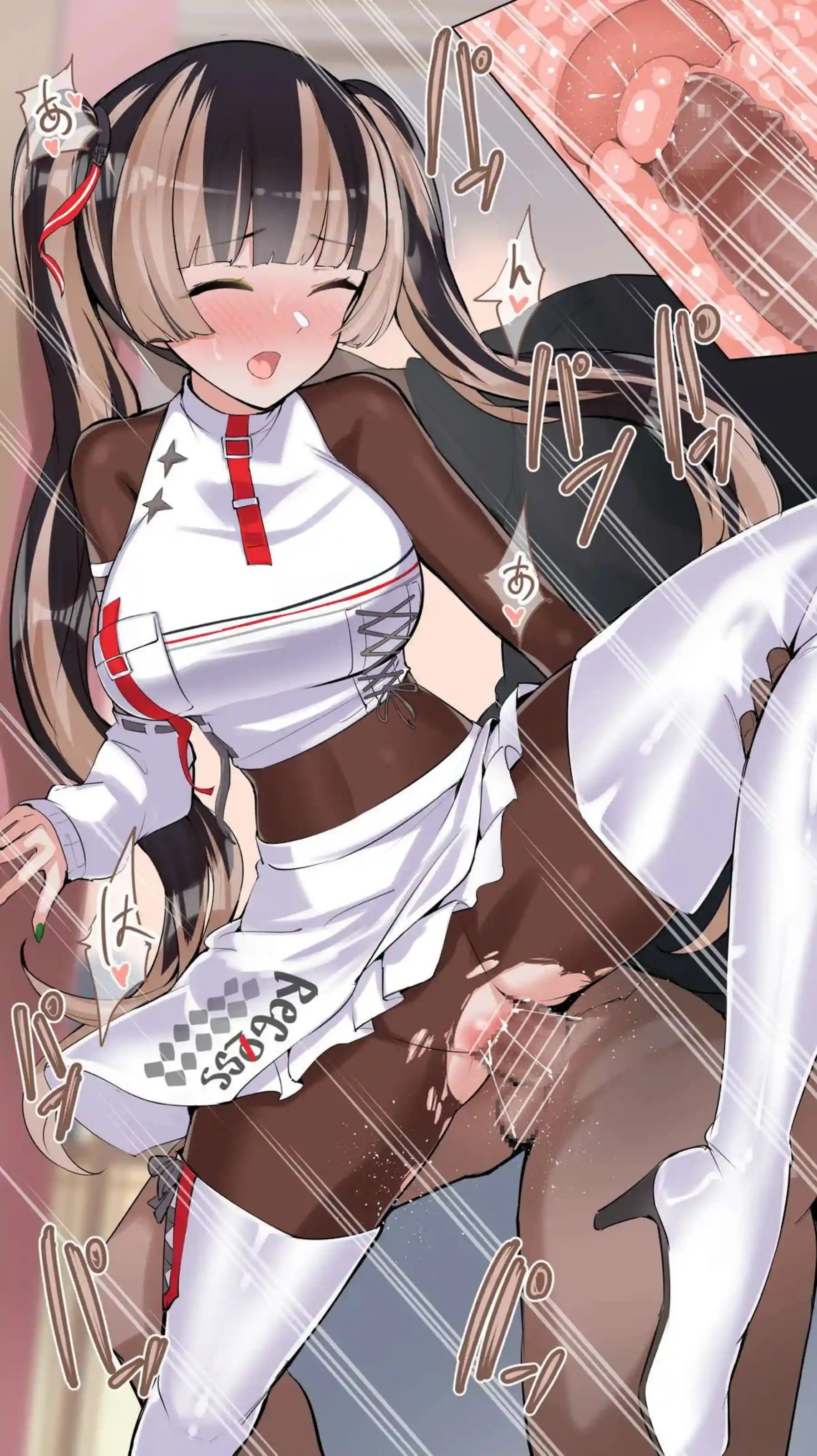 美少女らでんちゃんを貫通スペシャルセックス！立ちバックと立ち側位で種付けまくり！ - PAGE 011