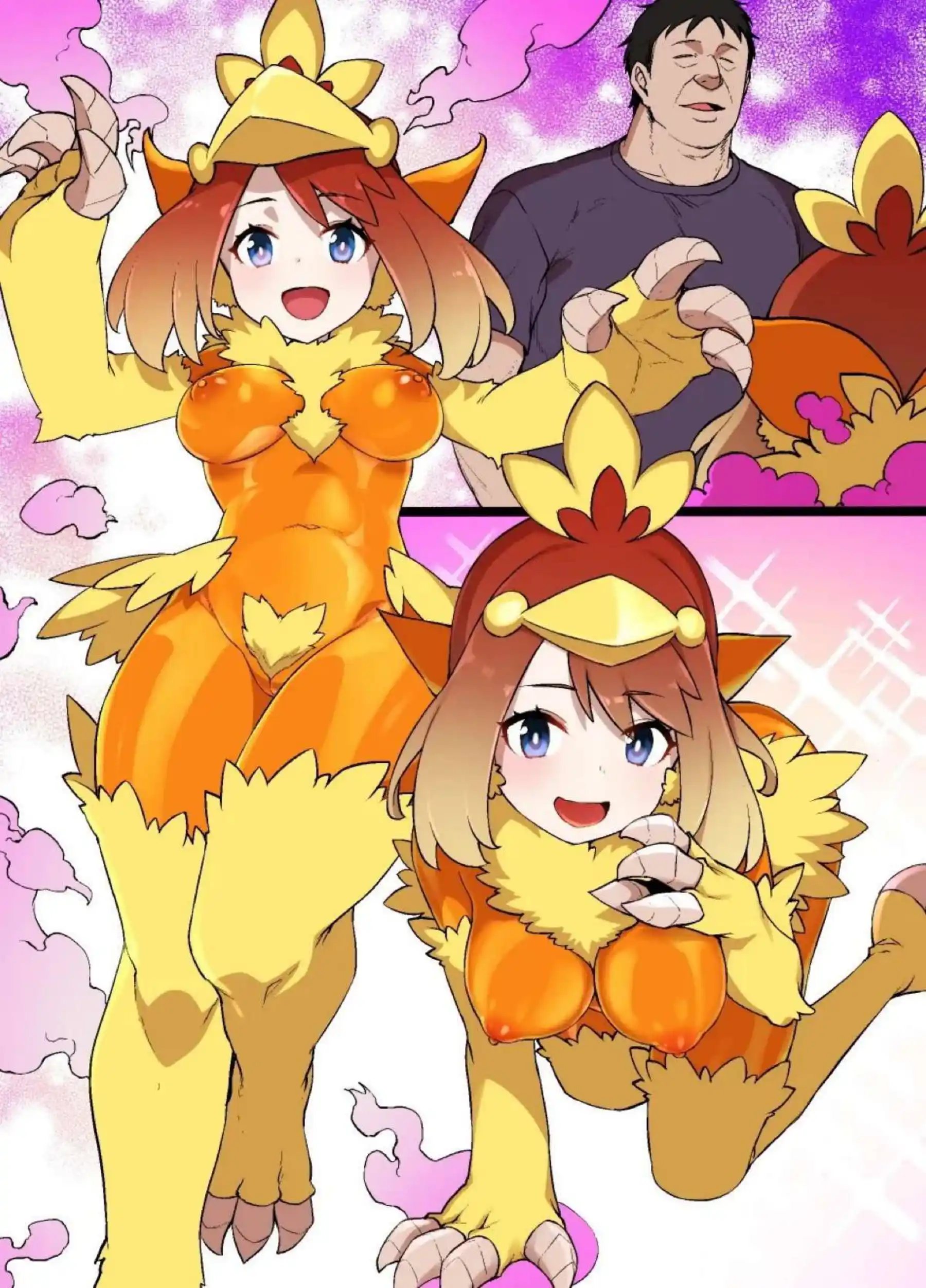 アチャモと融合したハルカ、主従関係に落ちる！騎乗位&バックで獣のように責められて堕ちる！ - PAGE 027