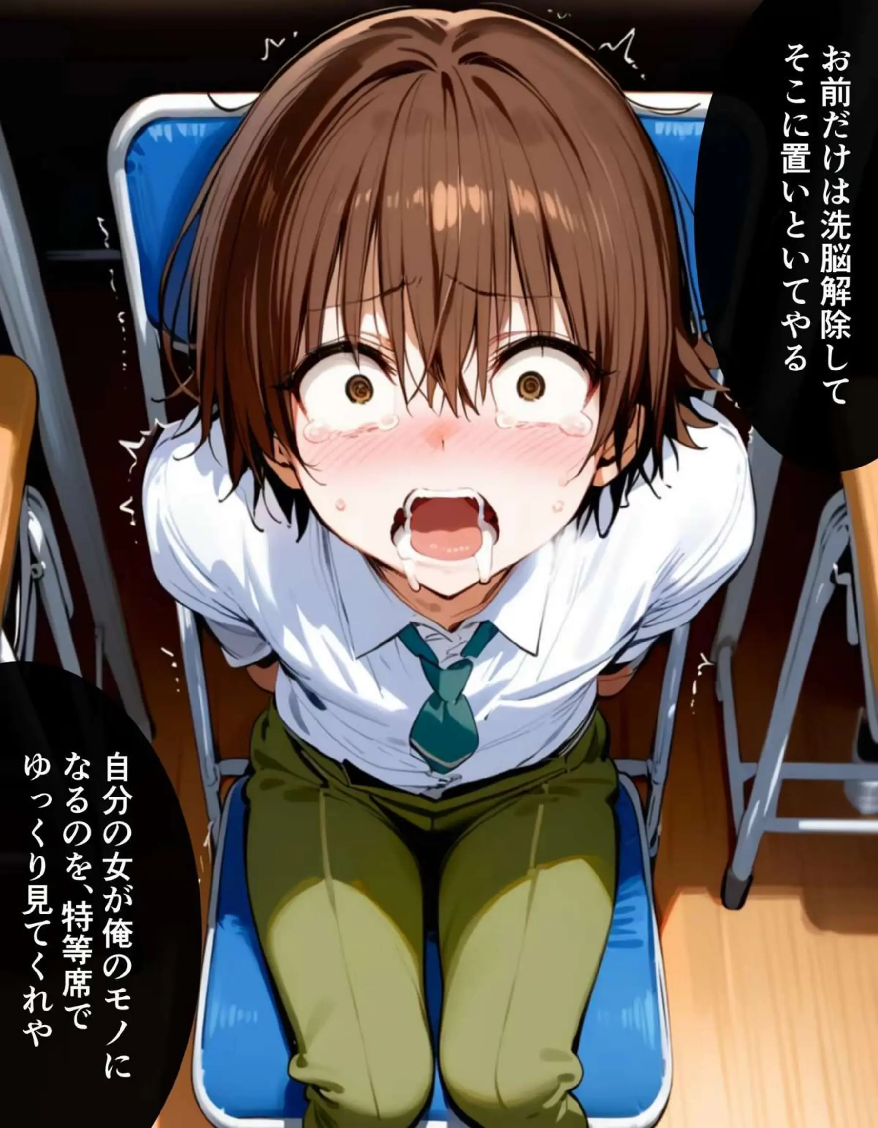 ララを催眠で操る！マイクロビキニ着せて中出し春菜がおちんぽ上で大絶叫！ - PAGE 274