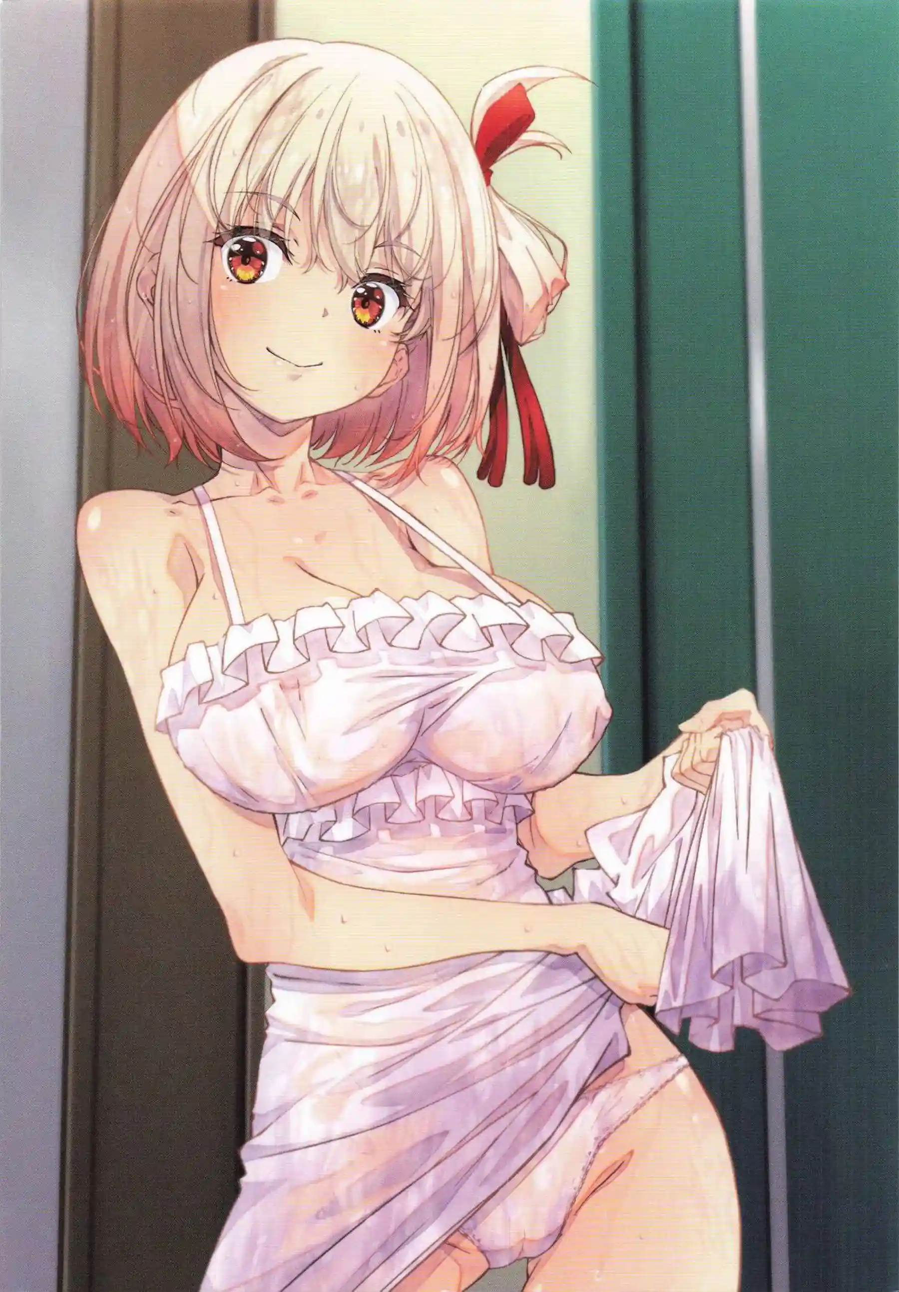 千束＆たきながメイド姿で魅惑のイチャラブを披露！フルカラーで彩られた巨乳と可愛さの極みを堪能しよう！ - PAGE 007
