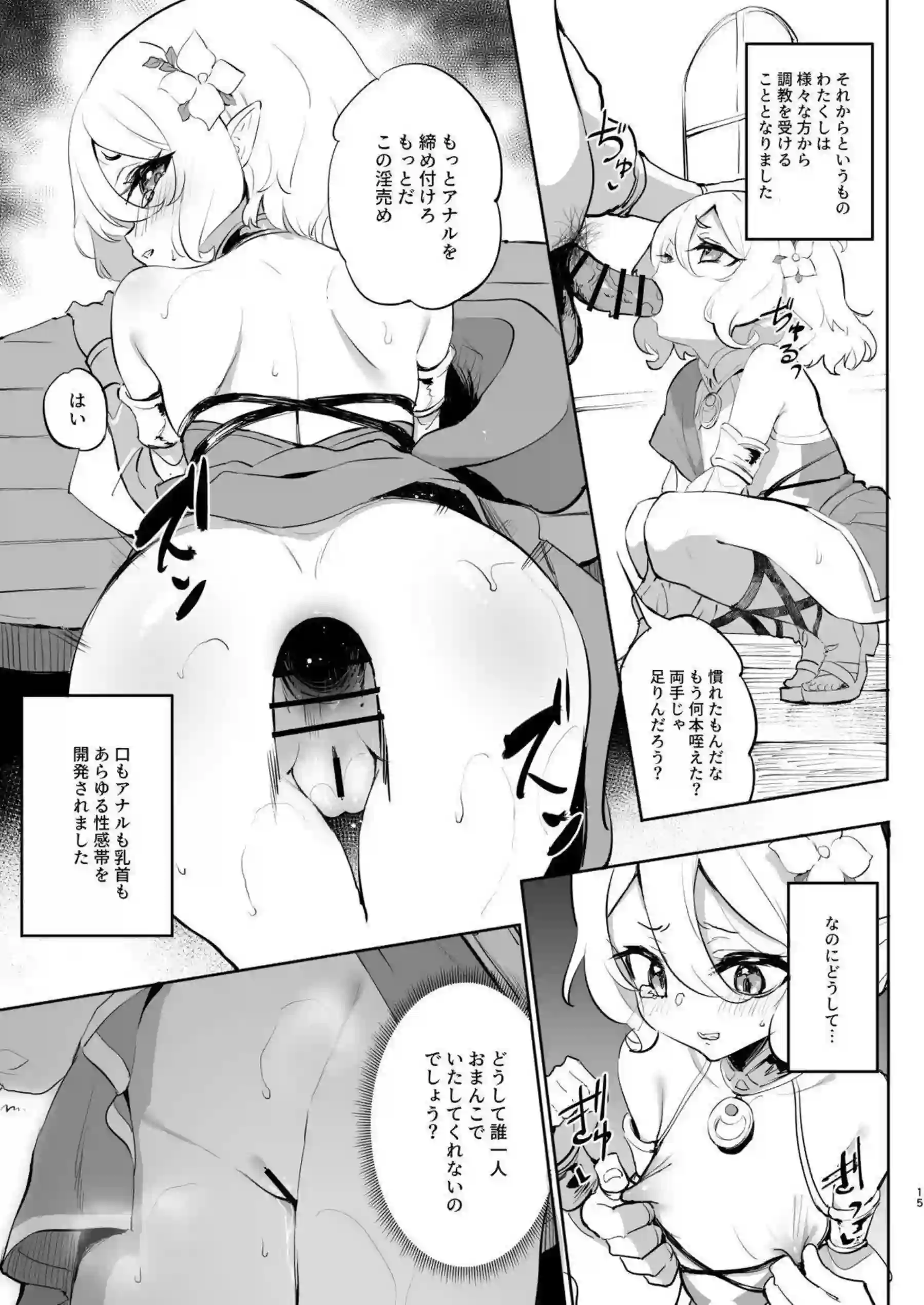 コッコロの徹底調教！ 無垢なロリエルフが輪姦と中出しで堕ちるNTR地獄！ - PAGE 014