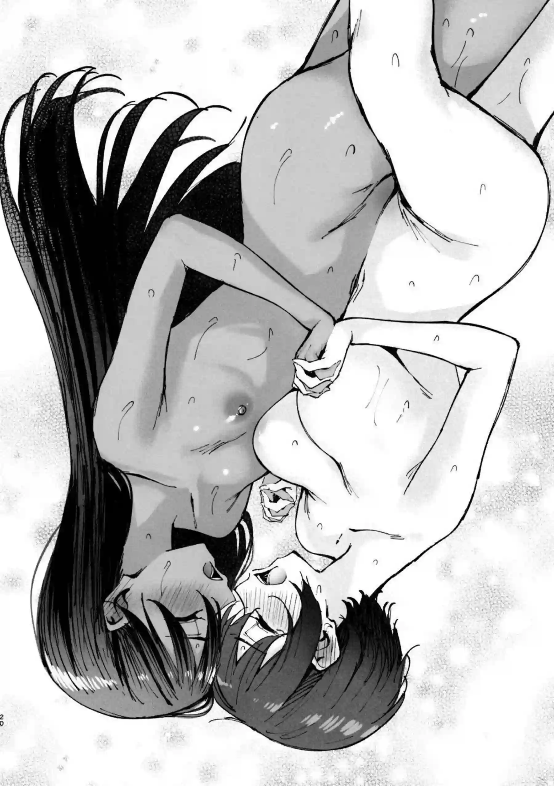 アマテとコモリが汗だくで絡み合うレズの快楽! ニャアンが加わりキスと風俗プレイでトロ顔絶頂へ! - PAGE 019