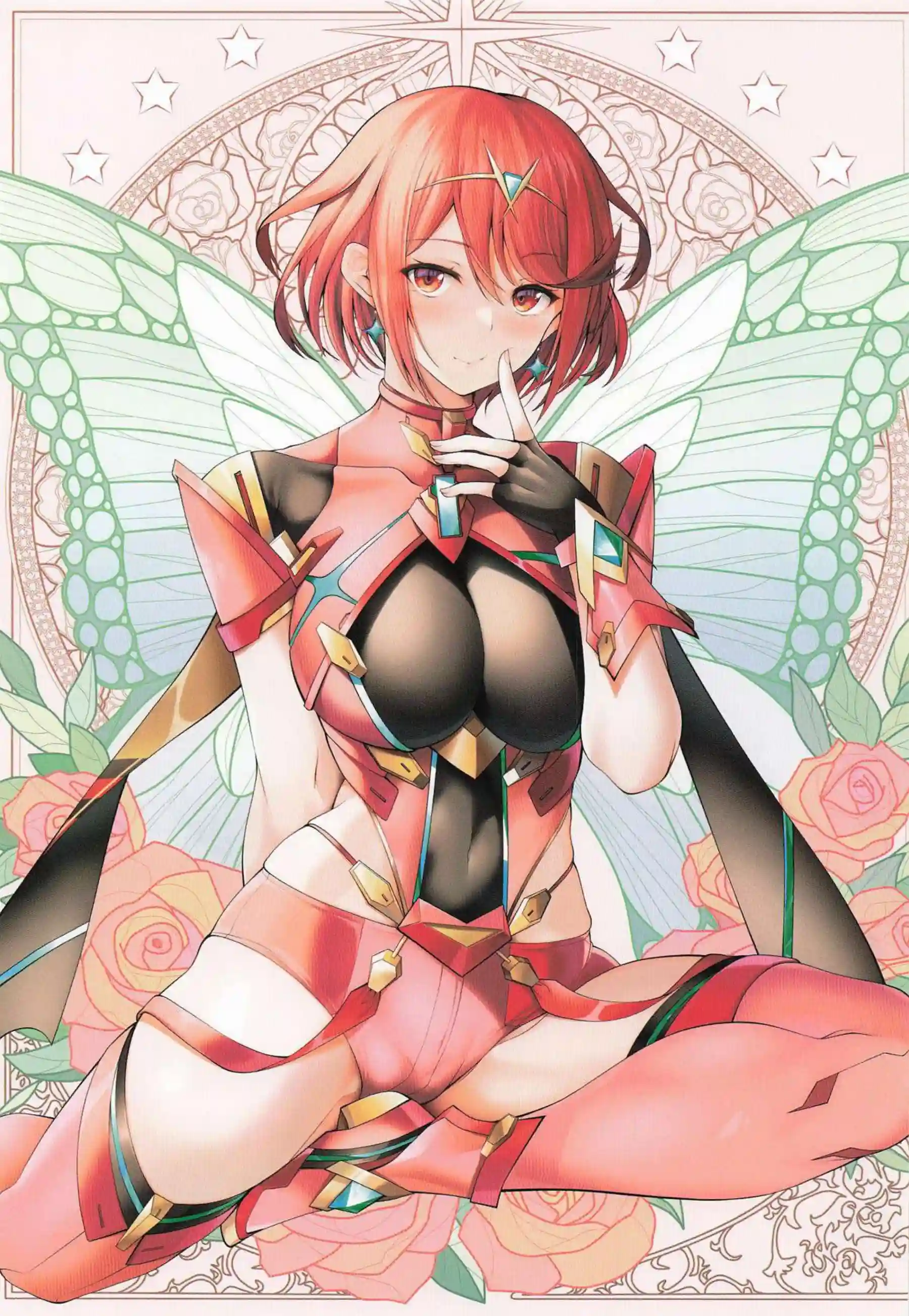 ヒカリ、ホムラ、ニアが汗だくでバックと中出し！獣耳巨乳ボディが揺れるフルカラー画集の魅力！ - PAGE 004