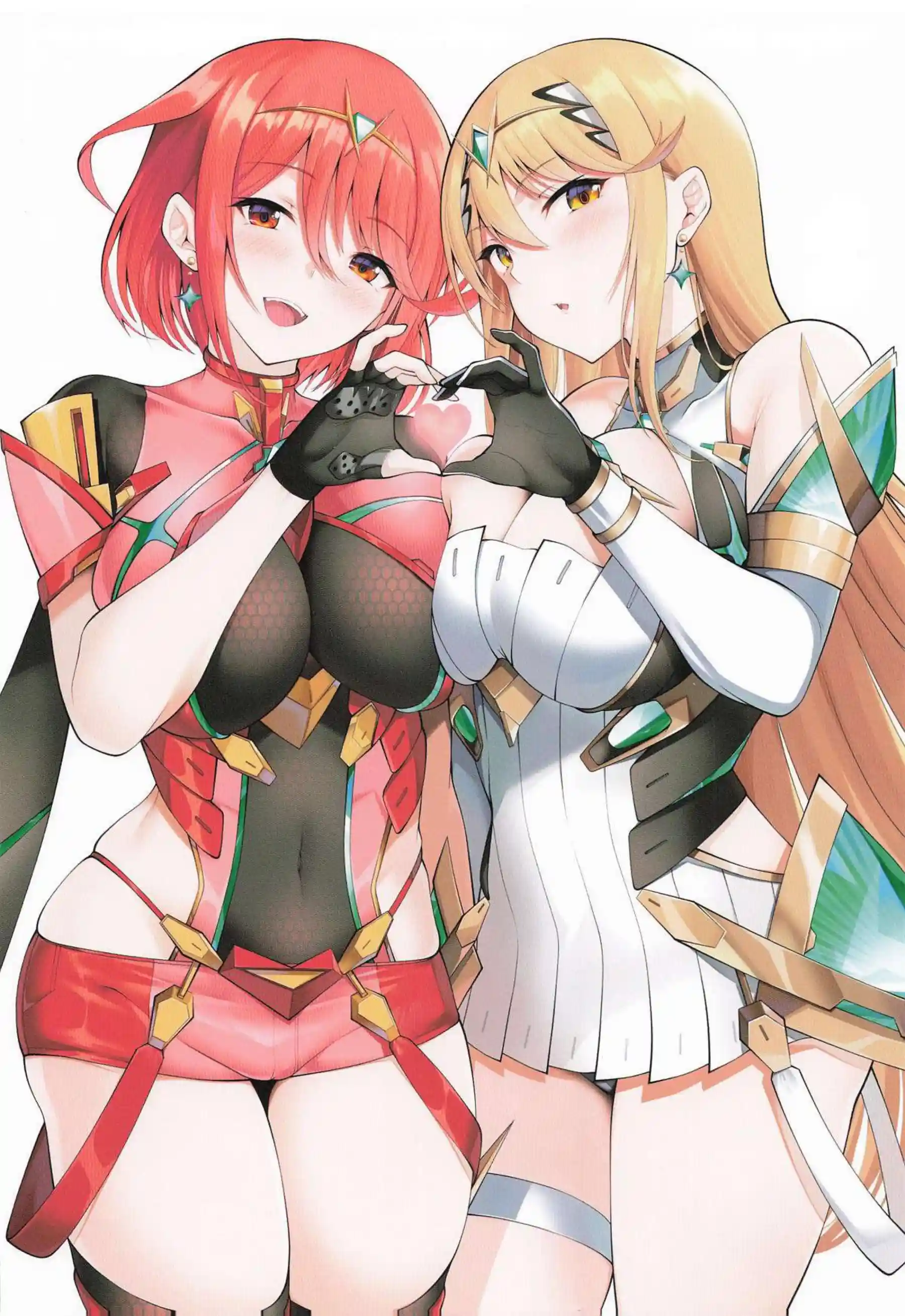 ヒカリ、ホムラ、ニアが汗だくでバックと中出し！獣耳巨乳ボディが揺れるフルカラー画集の魅力！ - PAGE 005