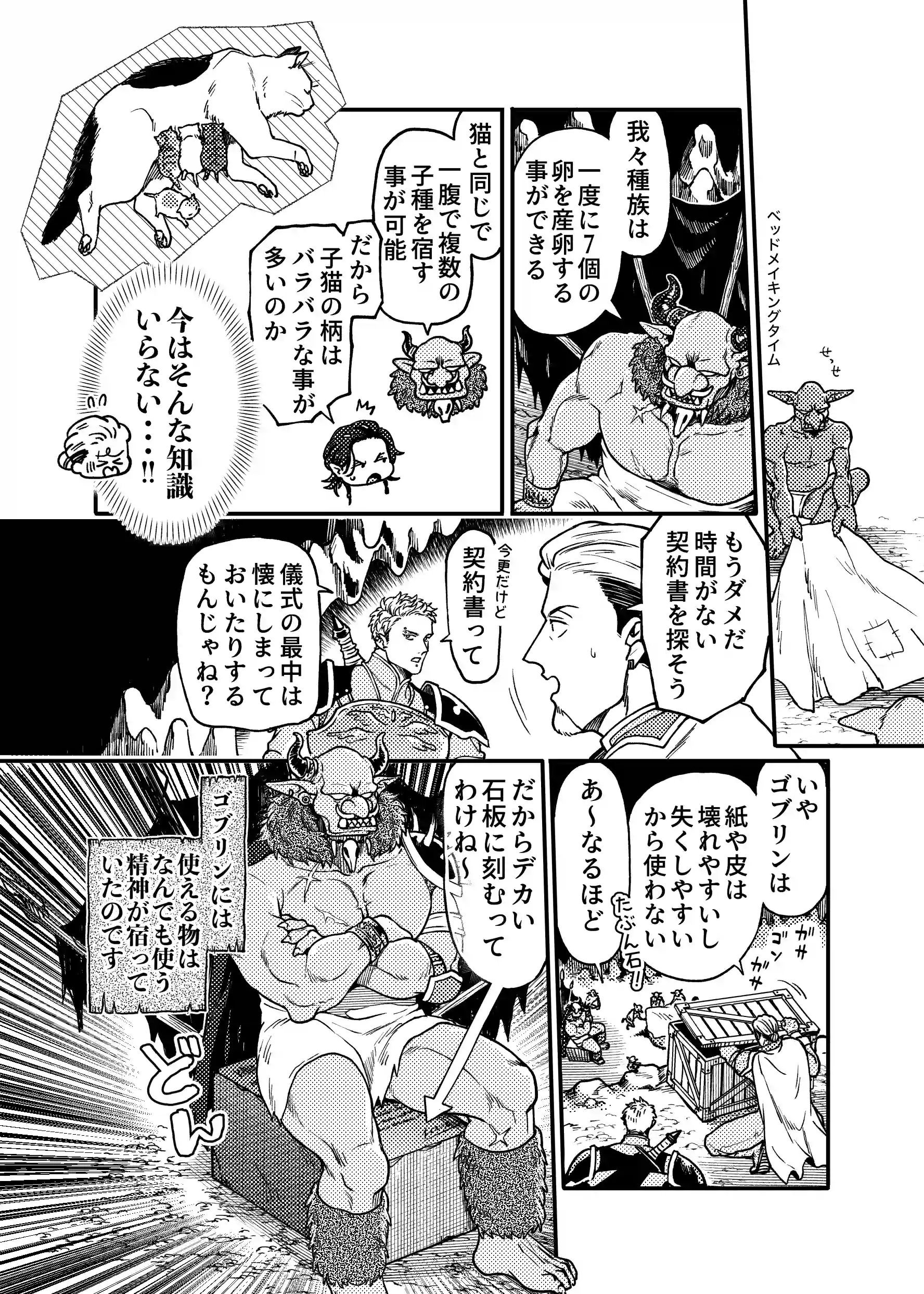 SPUNKY GOBLIN～手違いでゴブリンの嫁に行くことになった不器用剣士～[イクヤス] - PAGE 034