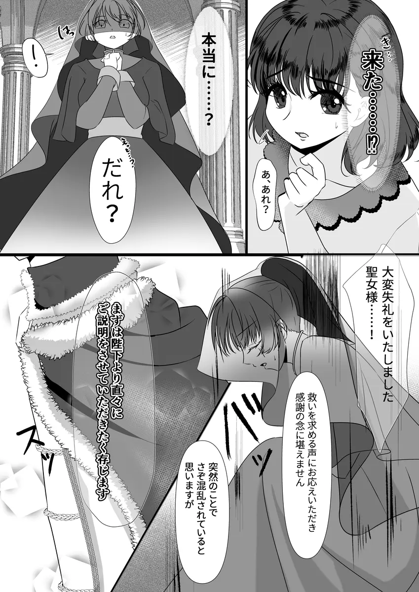 聖女召喚を成功させたらなぜか聖騎士団長様に捕まりました[さふぁいあどろっぷ] - PAGE 005