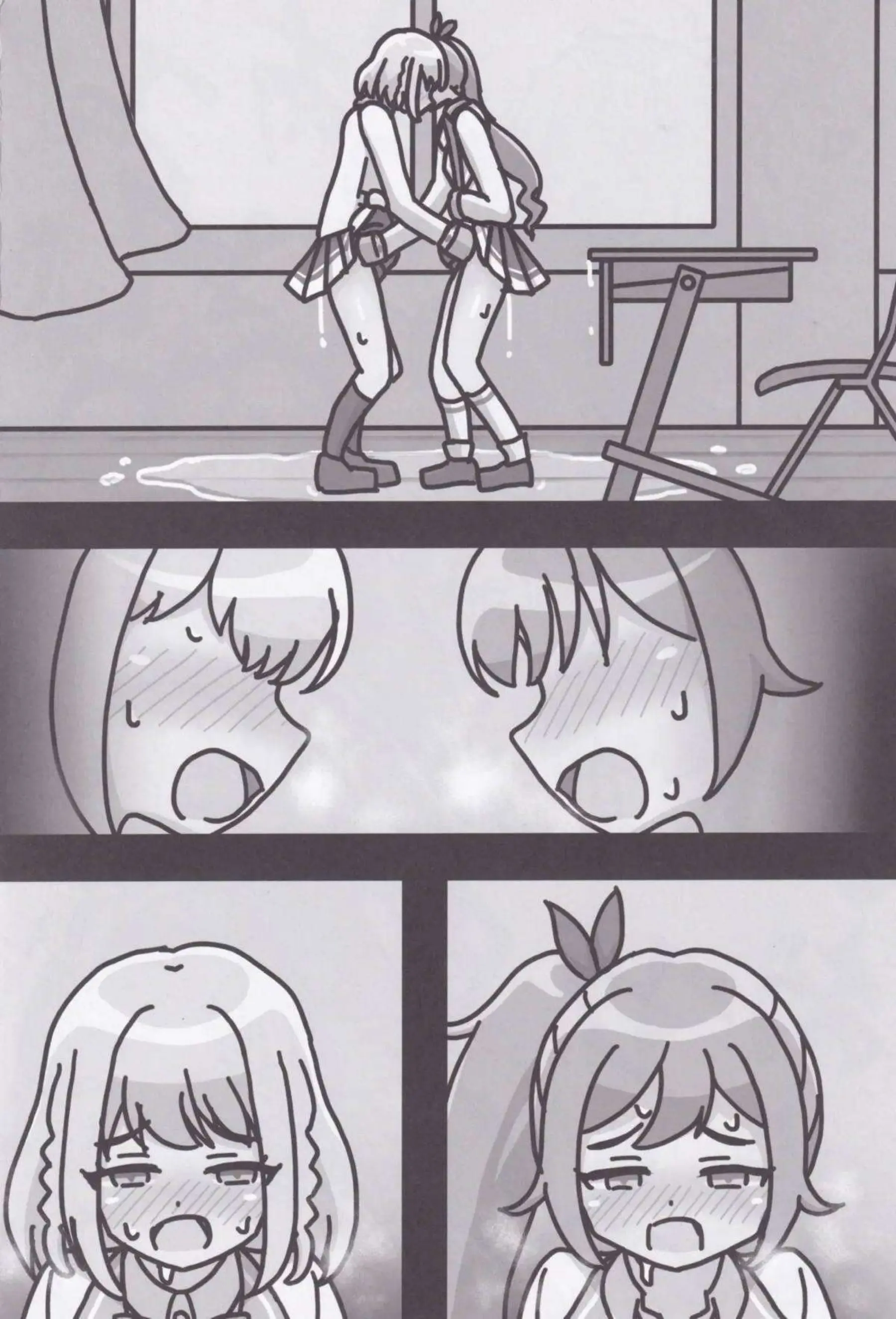 高瀬梨緒が星咲あかりにトロ顔でレズ愛撫されまくる！ 汗だくおしっこ我慢オナニーでダム決壊絶頂！ - PAGE 021