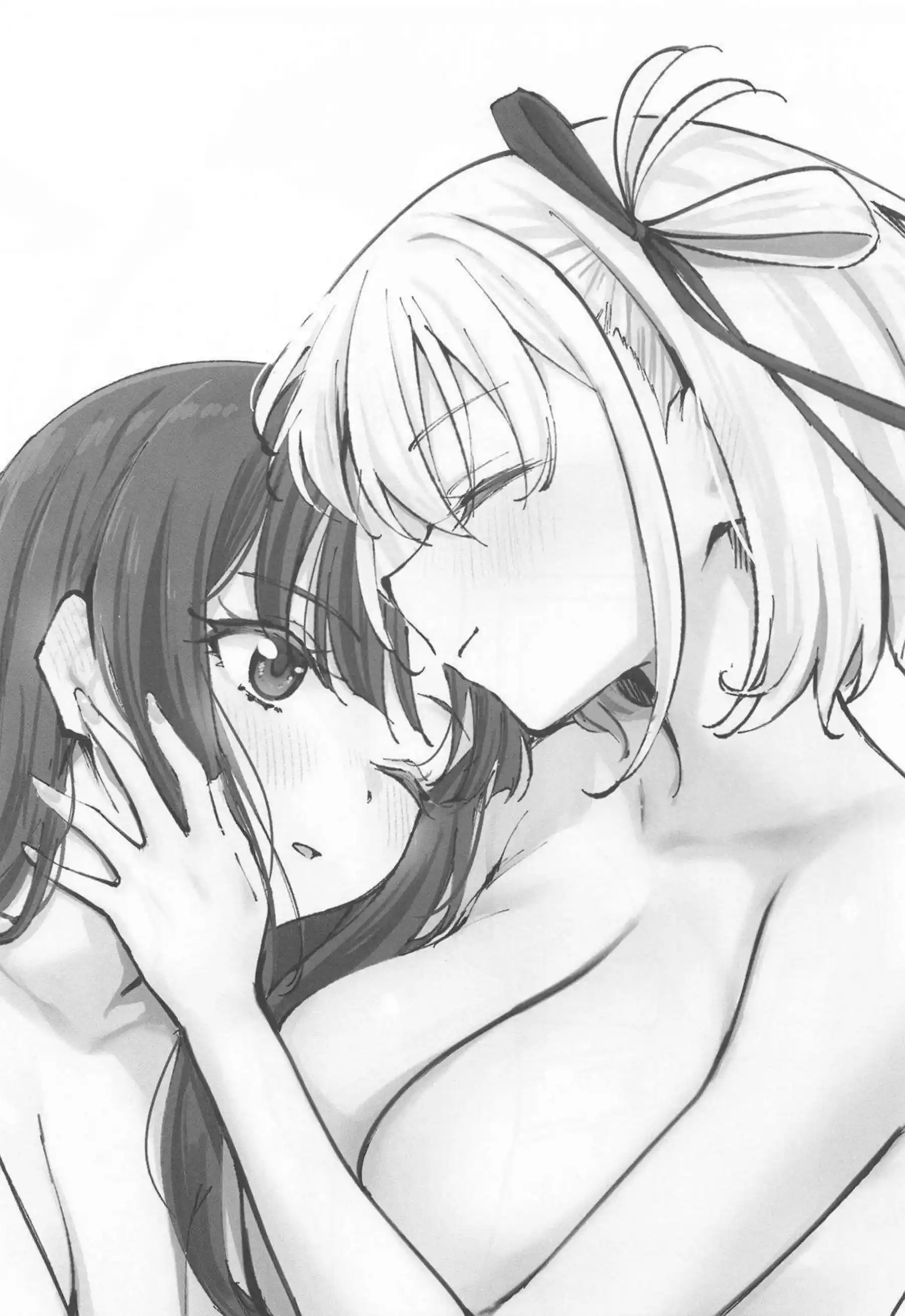 井ノ上たきなが錦木千束と情熱的にキスする！汗だくでラブラブなレズプレイに没頭！ - PAGE 002