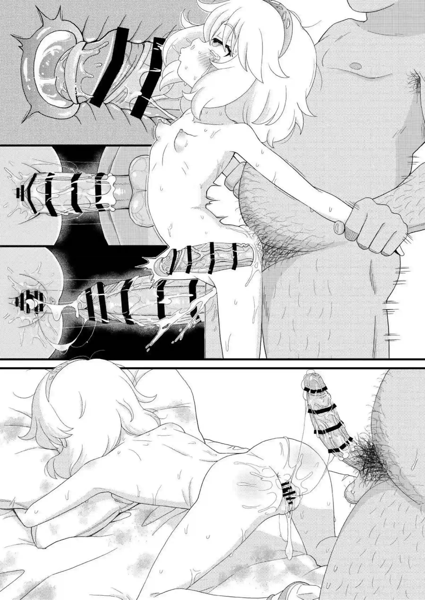 ツインテールのアイドルがイラマチオでトロ顔に！さらにバックで中出し堕落！ - PAGE 035