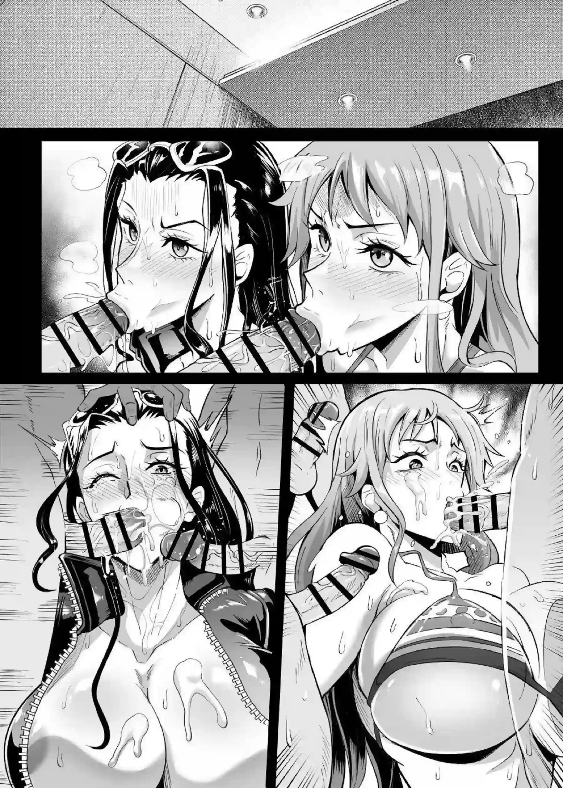 ナミとニコ・ロビンの海賊誘惑！巨乳パイレーツのフェラ絶頂！ - PAGE 049