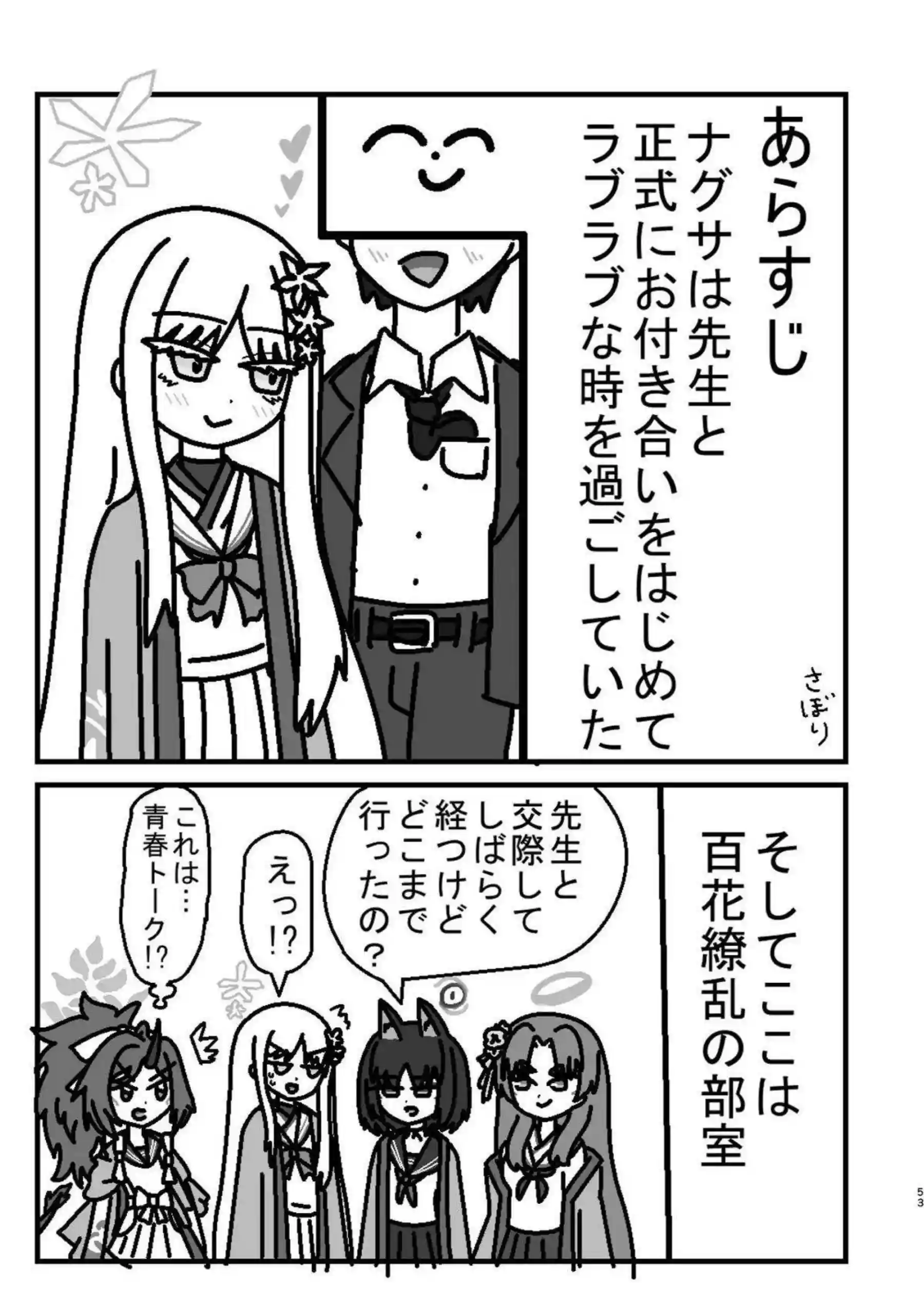 御稜ナグサが合同誌で複数プレイに没頭する！ ナグサが連続絶頂で体を震わせる！ - PAGE 052