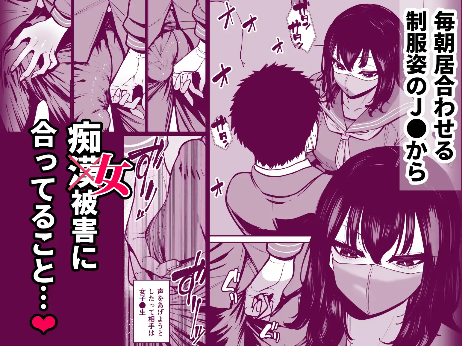 毎朝通勤電車で痴女に狙われています。[田貸魔] - PAGE 003