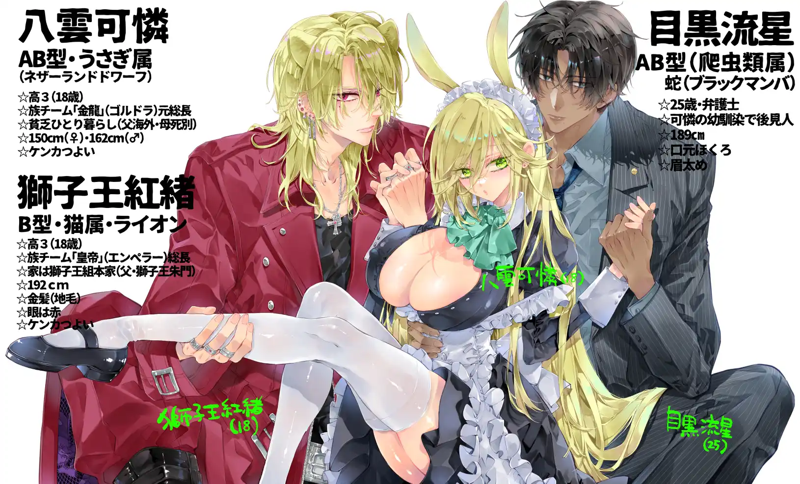 ターシャリトランスストレンジ*絶世の美女(元ヤン総長)が絶世の美男×2(敵対チーム総長)+(幼馴染)に執着溺愛される話[MOMO] - PAGE 002