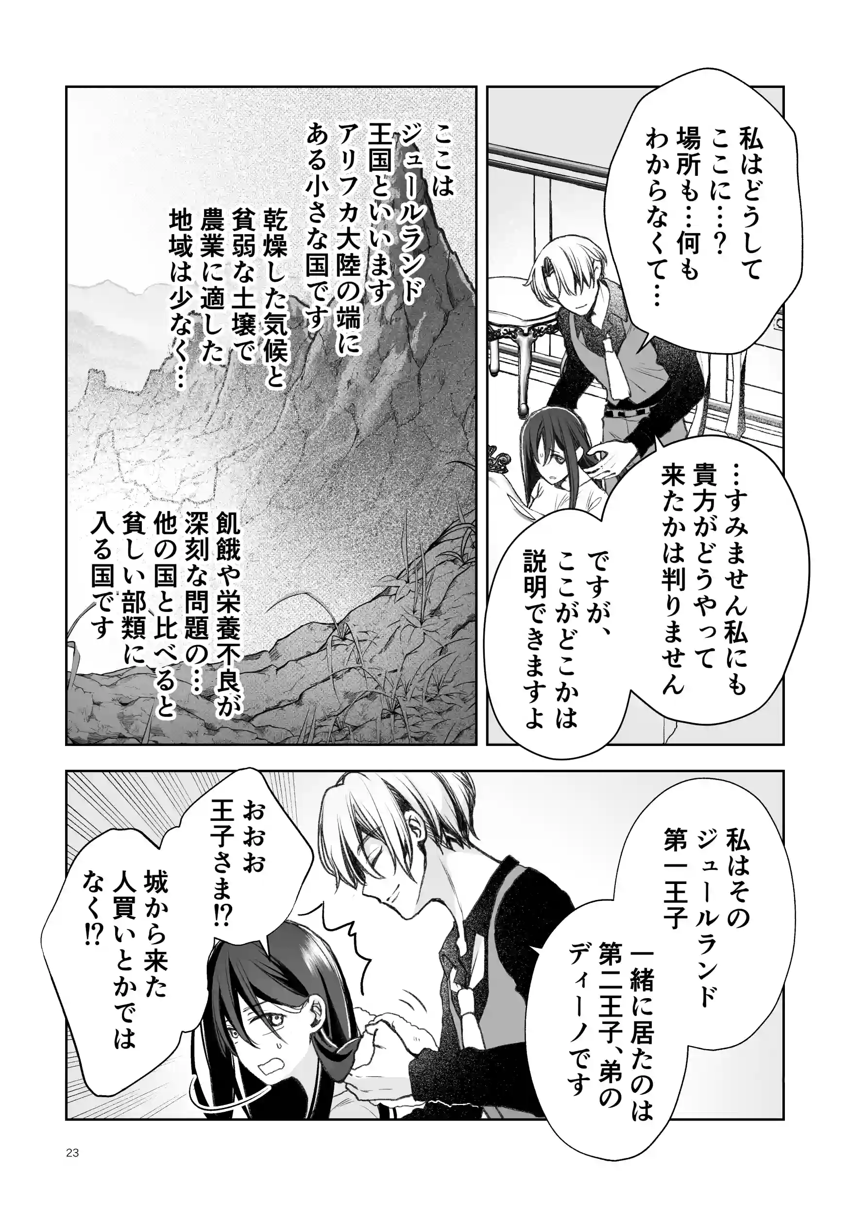 帰りたい救国の乙女と帰したくないふたりの王子<前編>[ヤシの木陰で猫とお昼寝] - PAGE 023
