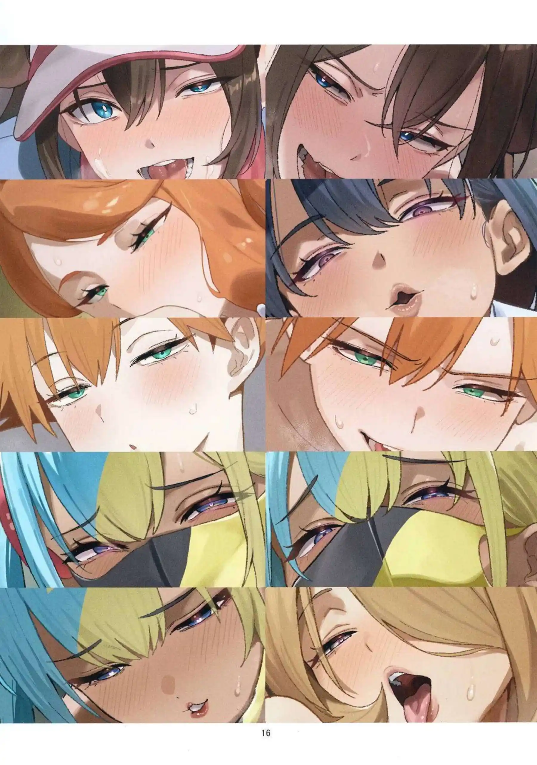 メイがトレーナーの熱い肉棒でなかまづくりに応じる！ソニアとシロナがカスミ・カナリィ・エーテル財団職員と共に集団でイキ狂う！ - PAGE 015