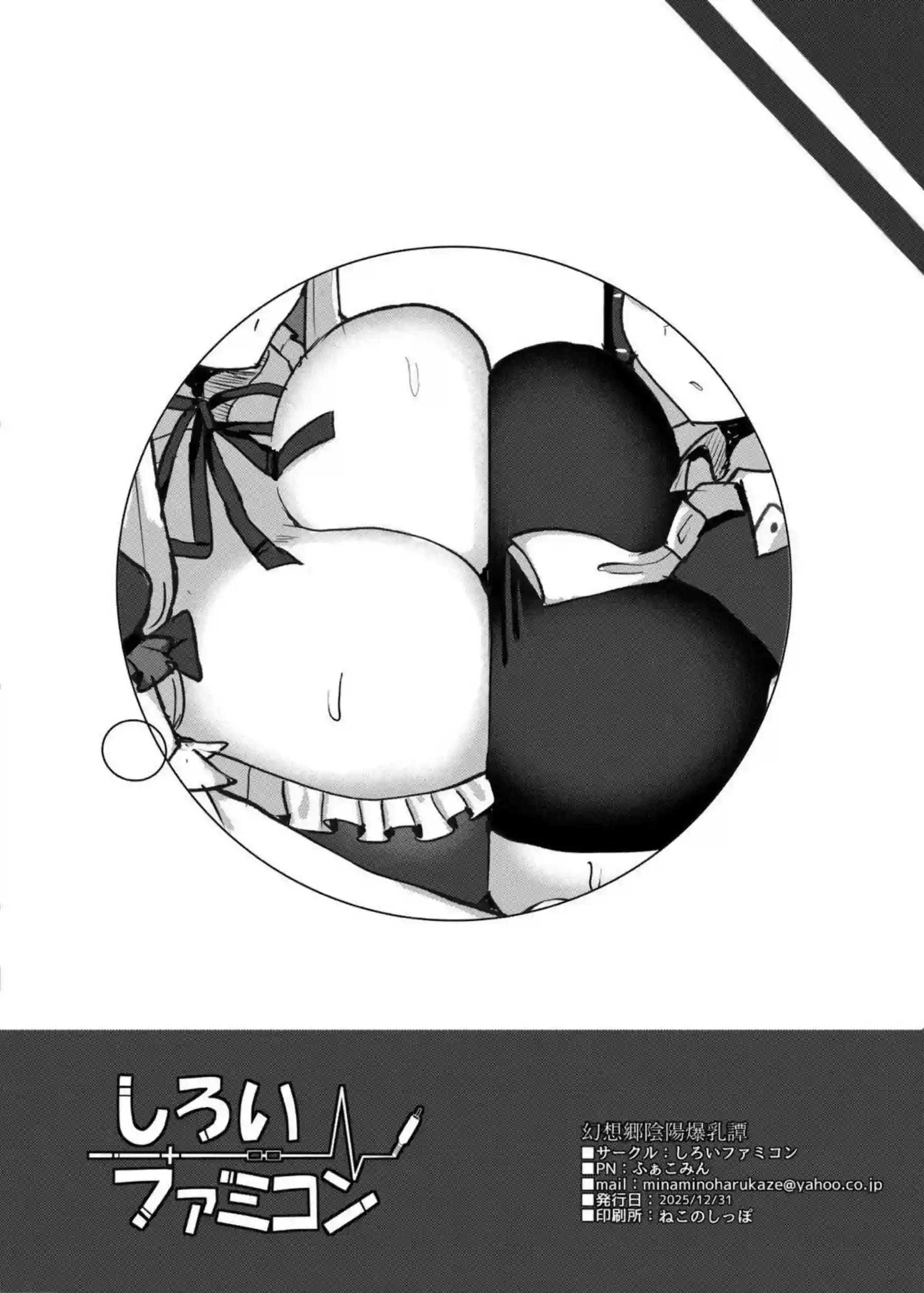 八雲紫が陰の爆乳で霊夢を隙間プレイ！ 博麗霊夢が陽の爆乳で紫を乳圧責め！ - PAGE 008