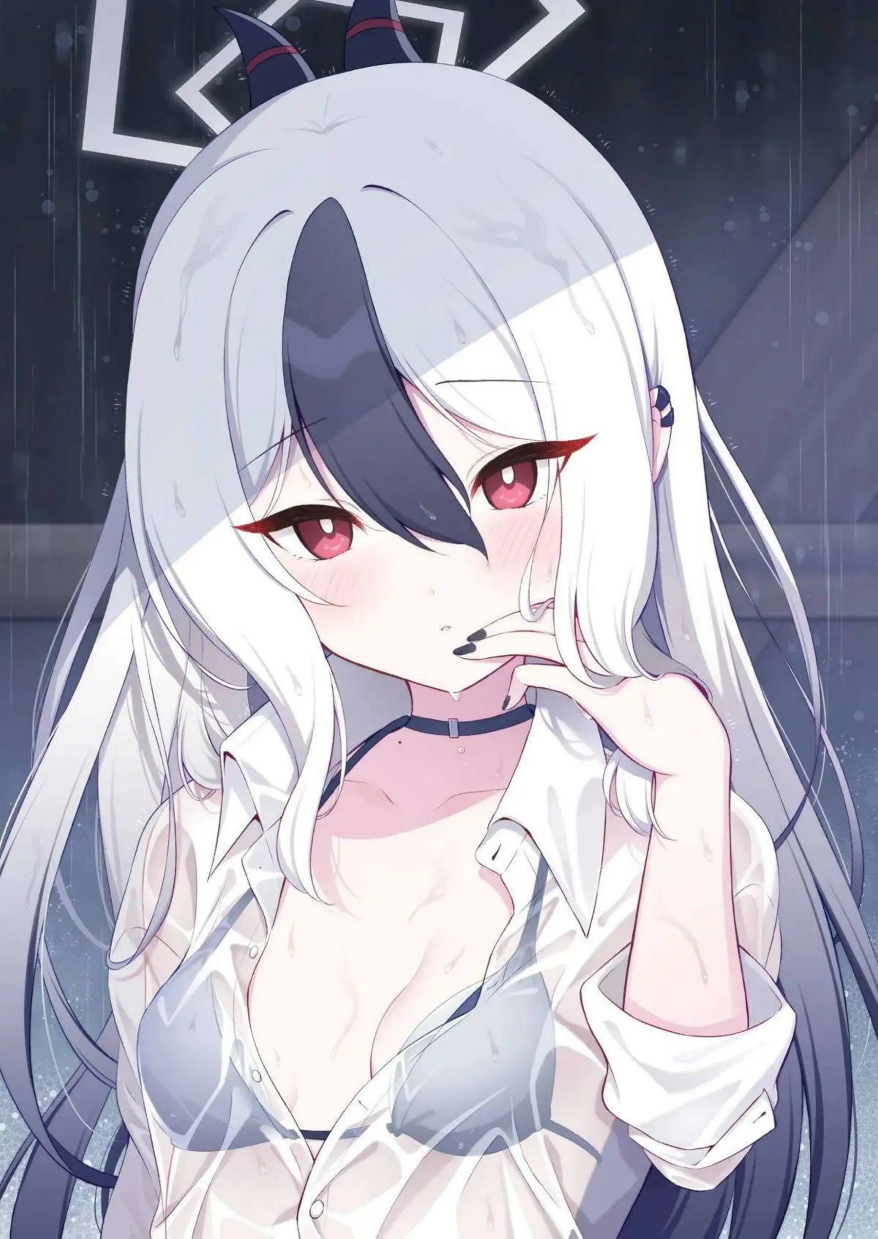 鬼方カヨコが雨で濡れ透けた下着を晒しながらバス停で痴漢される！鬼方カヨコが野外で巨根に突かれながらびしょ濡れで連続絶頂する！ - PAGE 037