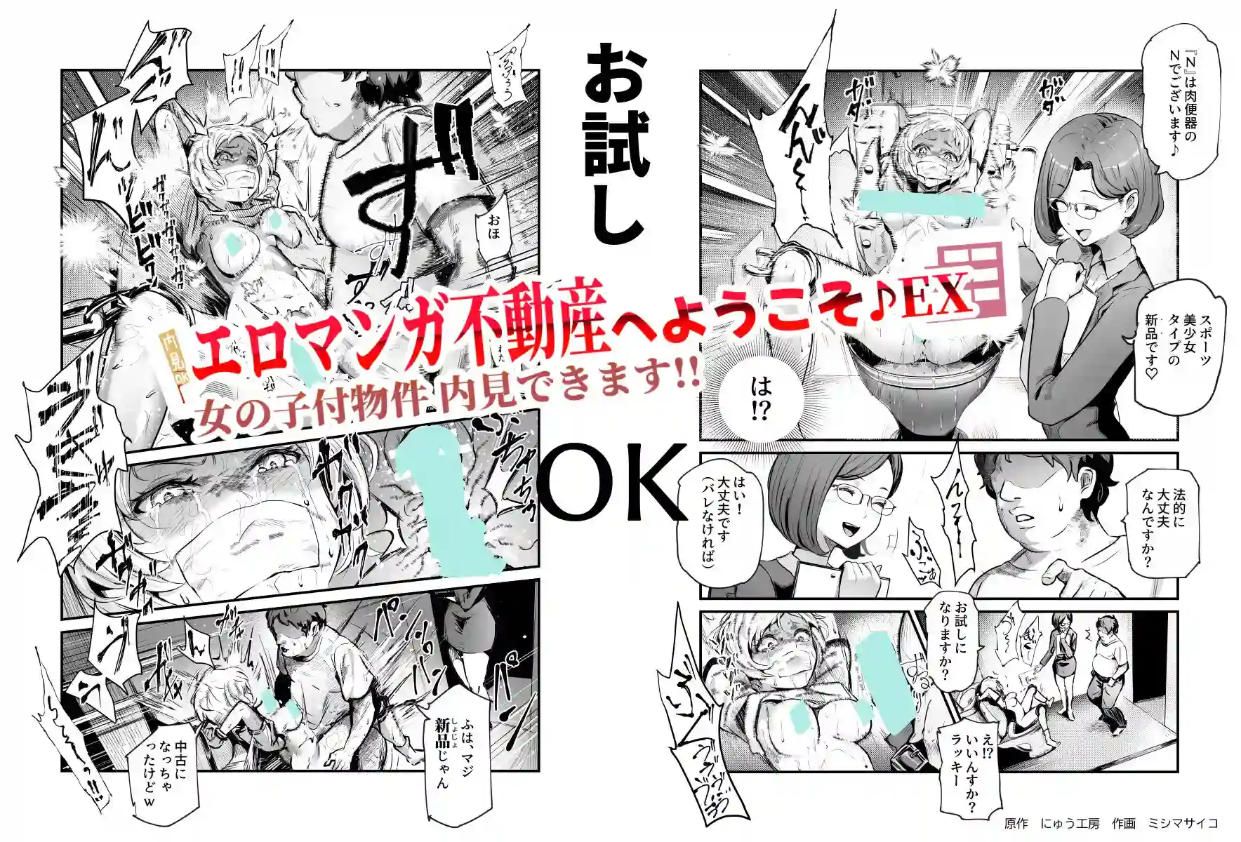 エロマンガ不動産へようこそ♪EX 女の子付物件内見できます[にゅう工房] - PAGE 003