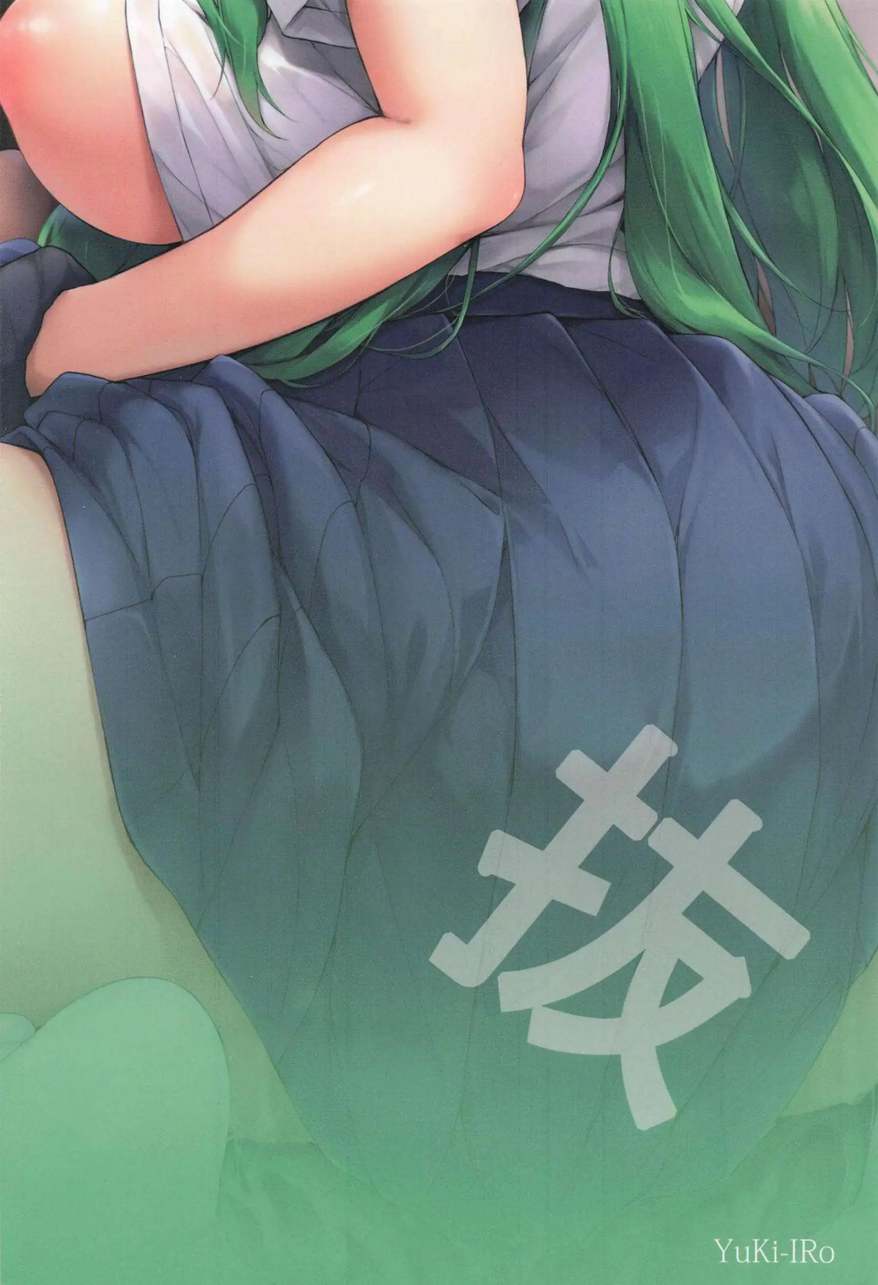 東風谷早苗が早苗ちゃんで一緒にヌいてくれる！ 巫女服を着たまま優しく手と胸で包み込みながら射精を誘う！ - PAGE 018