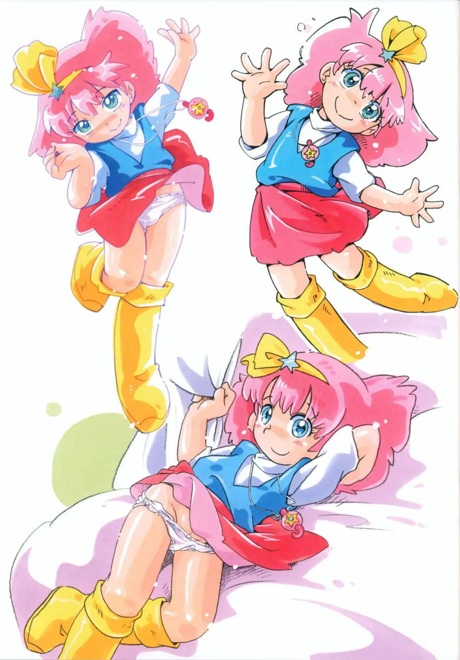 ミンキーモモが魔法でエロく変身する！ プリンセスが大胆なポーズを取る！ - PAGE 003