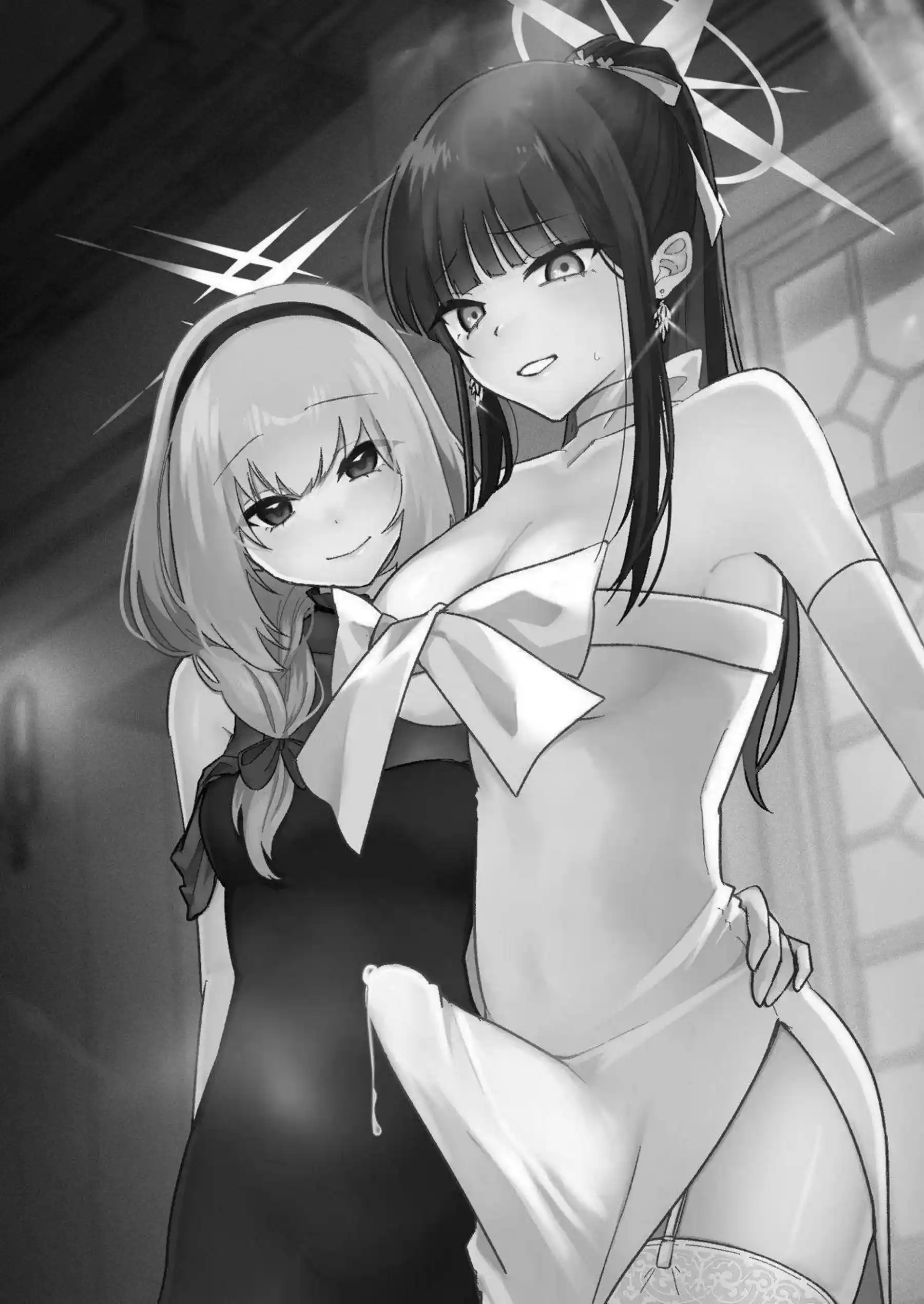 サオリがふたなりちんぽでアツコとラブラブセックス！ プレジデントに介入され欲望の渦に飲まれる！ - PAGE 002