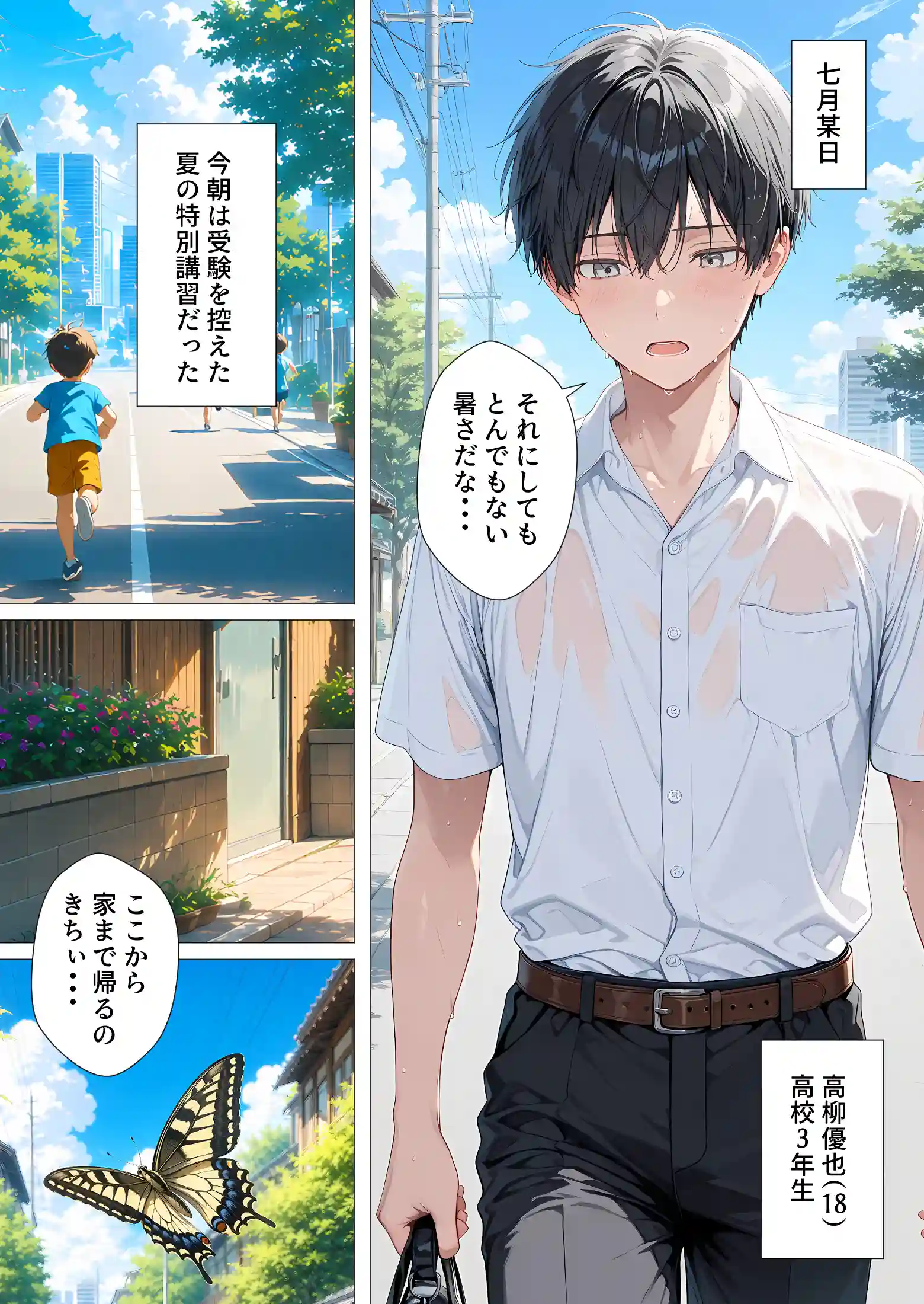 親友のお母さんに何度も種付けをした夏の夜[モコア] - PAGE 002