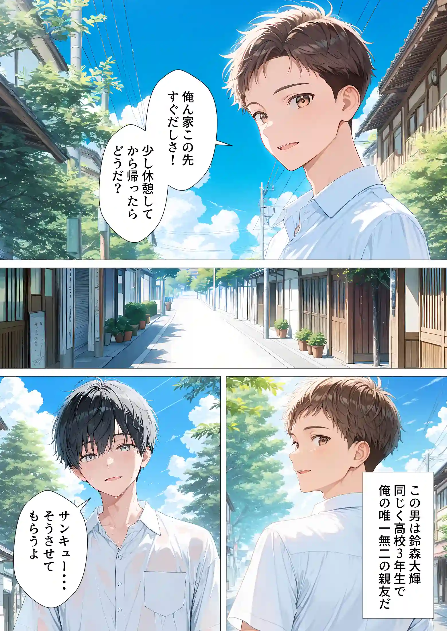 親友のお母さんに何度も種付けをした夏の夜[モコア] - PAGE 003