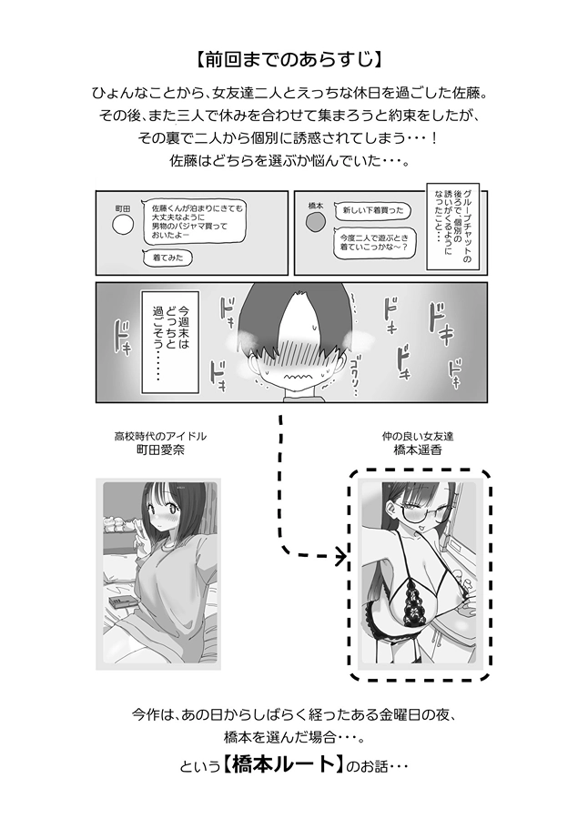 続・女友達と過ごすまったりイチャラブhな休日 橋本編[ひやしまくら] - PAGE 002