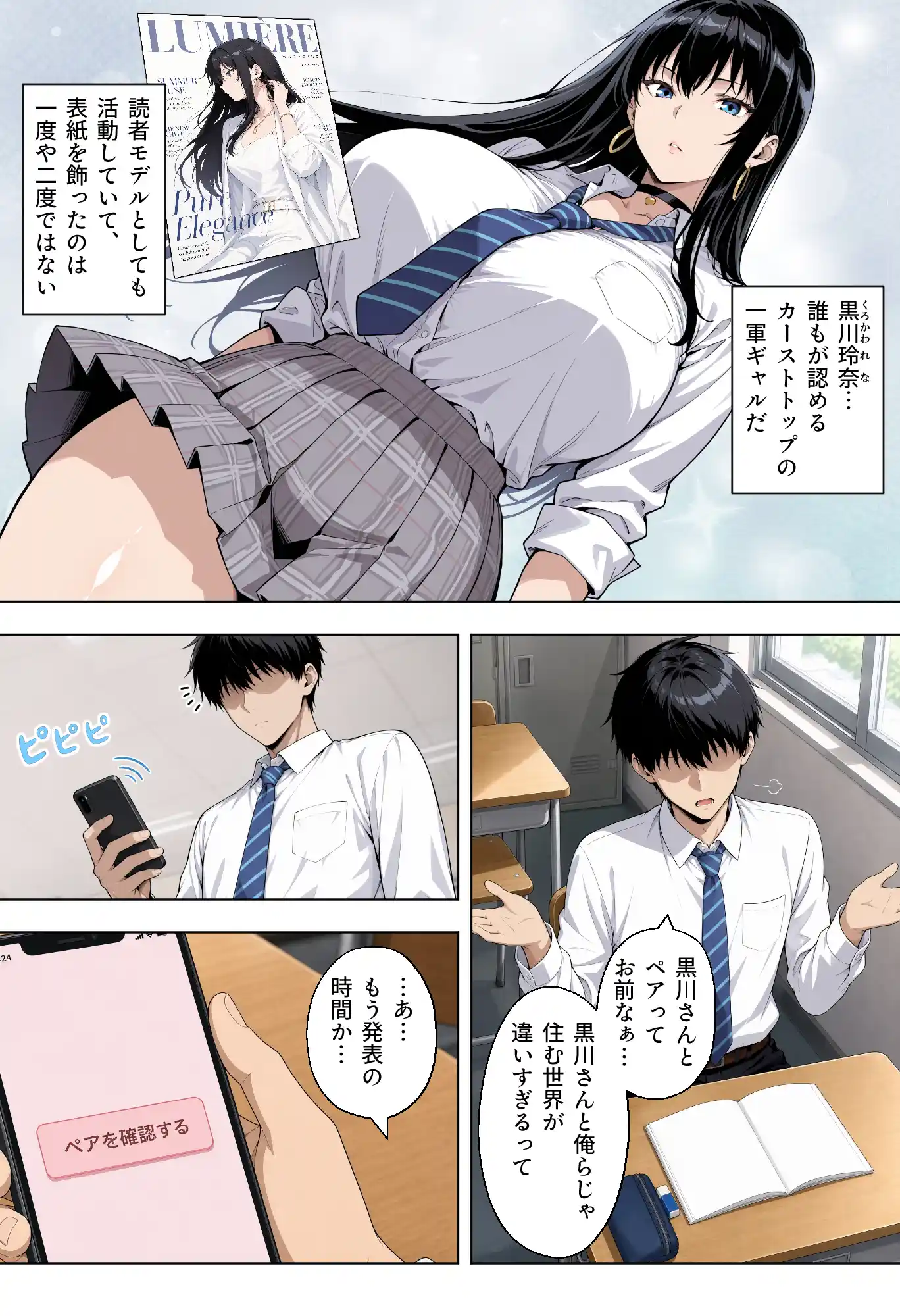 童貞の俺が性実習の授業で彼氏持ち一軍ギャルと遺伝子相性SSSだった件[ベビーリーフ工房] - PAGE 006