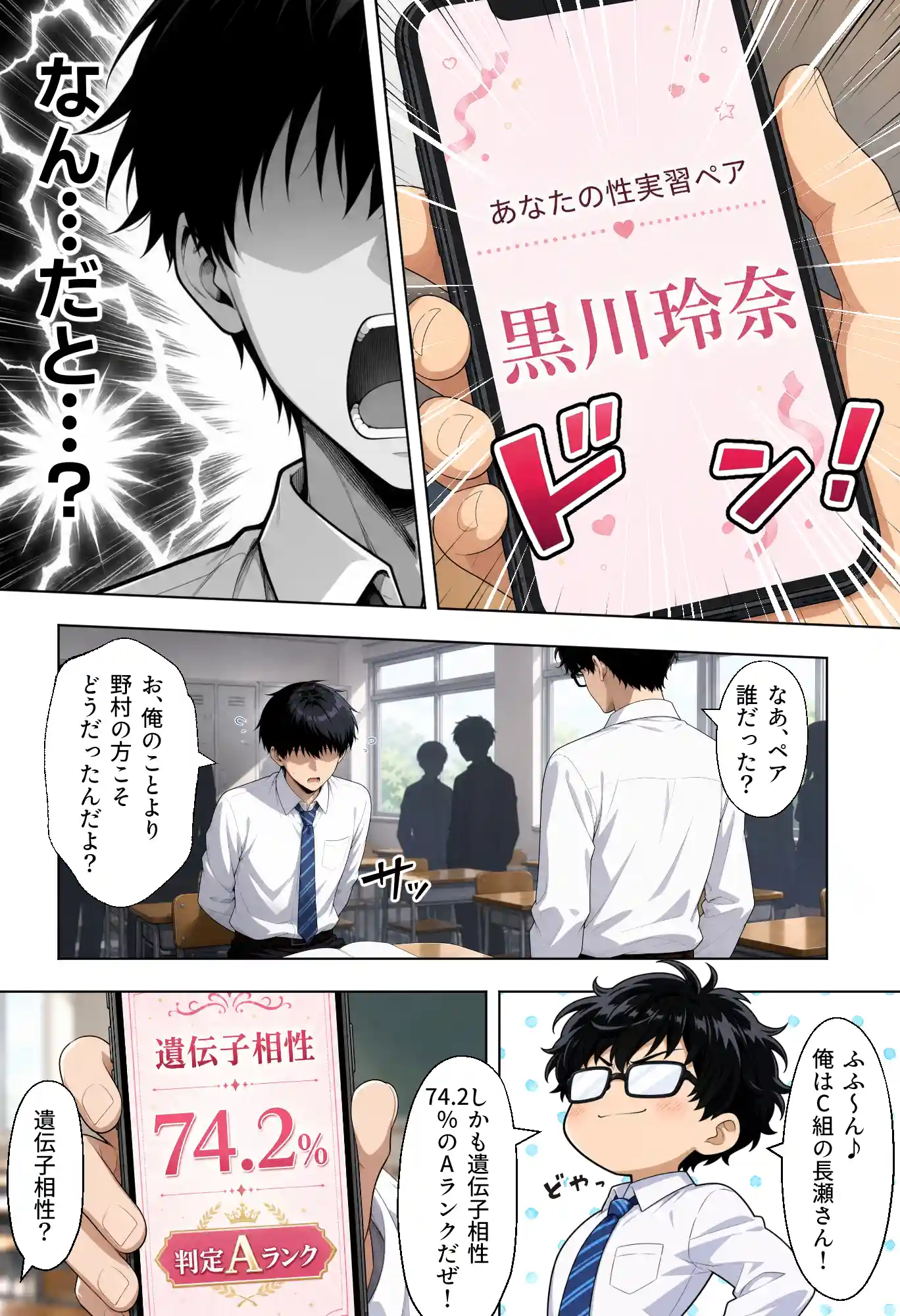 童貞の俺が性実習の授業で彼氏持ち一軍ギャルと遺伝子相性SSSだった件[ベビーリーフ工房] - PAGE 007