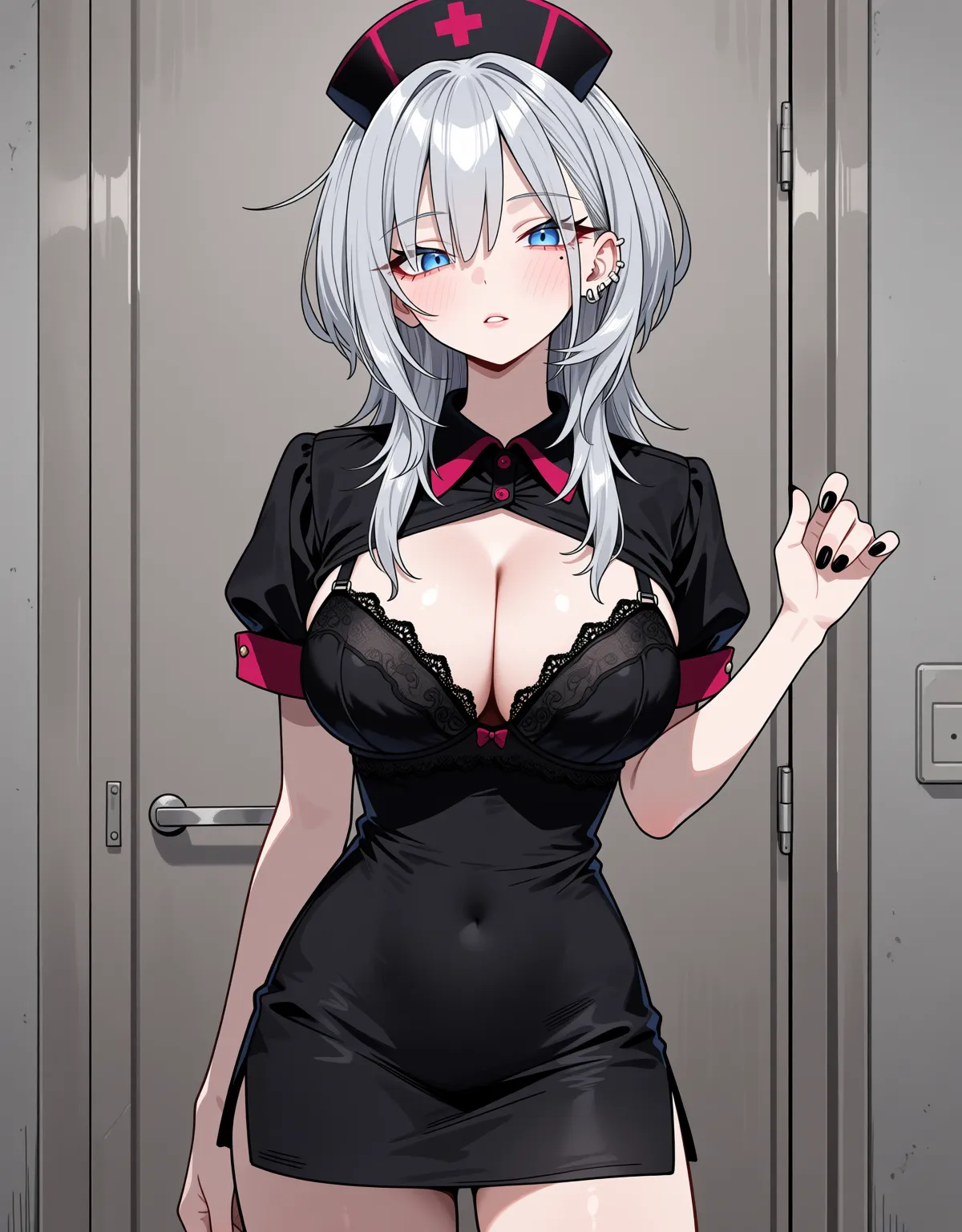 灰宮美桜がナース風のコスプレをしながらセックス！中出し快感覚えちゃってアヘ顔に！