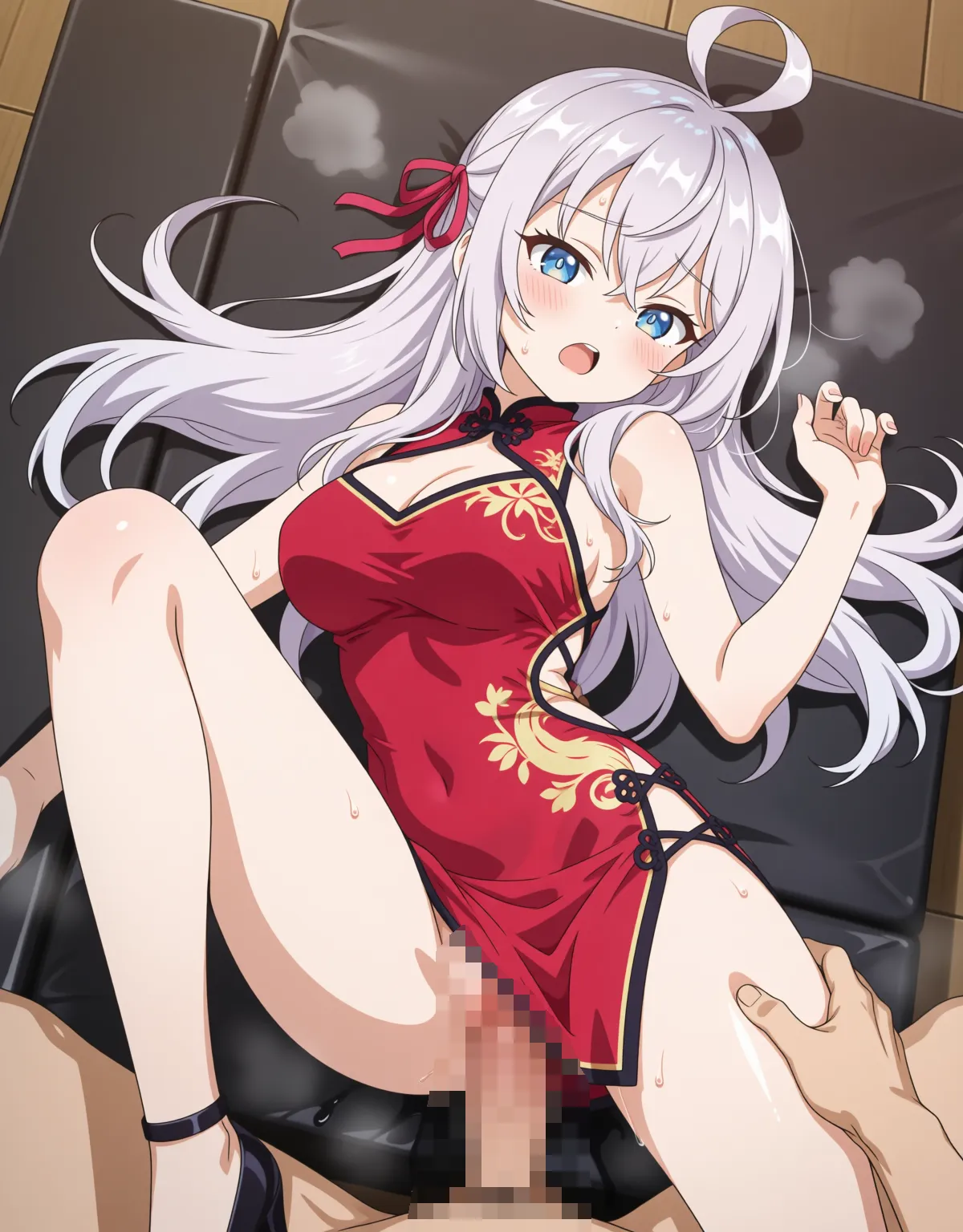 アーリャがチーパオ着てチラリ！即挿入まで出来てまさに異文化交流！ - PAGE 021