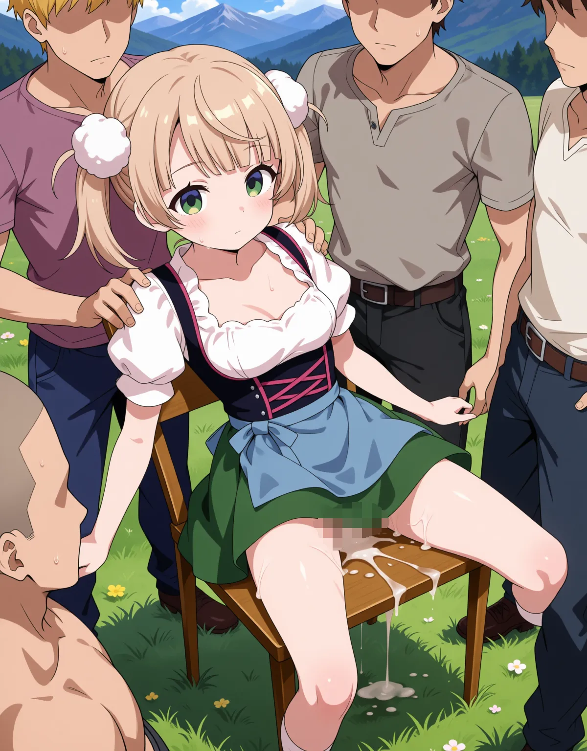 しぐれういが外で開放的なセックス！伝統衣装風のスタイルが似合ってる！ - PAGE 003