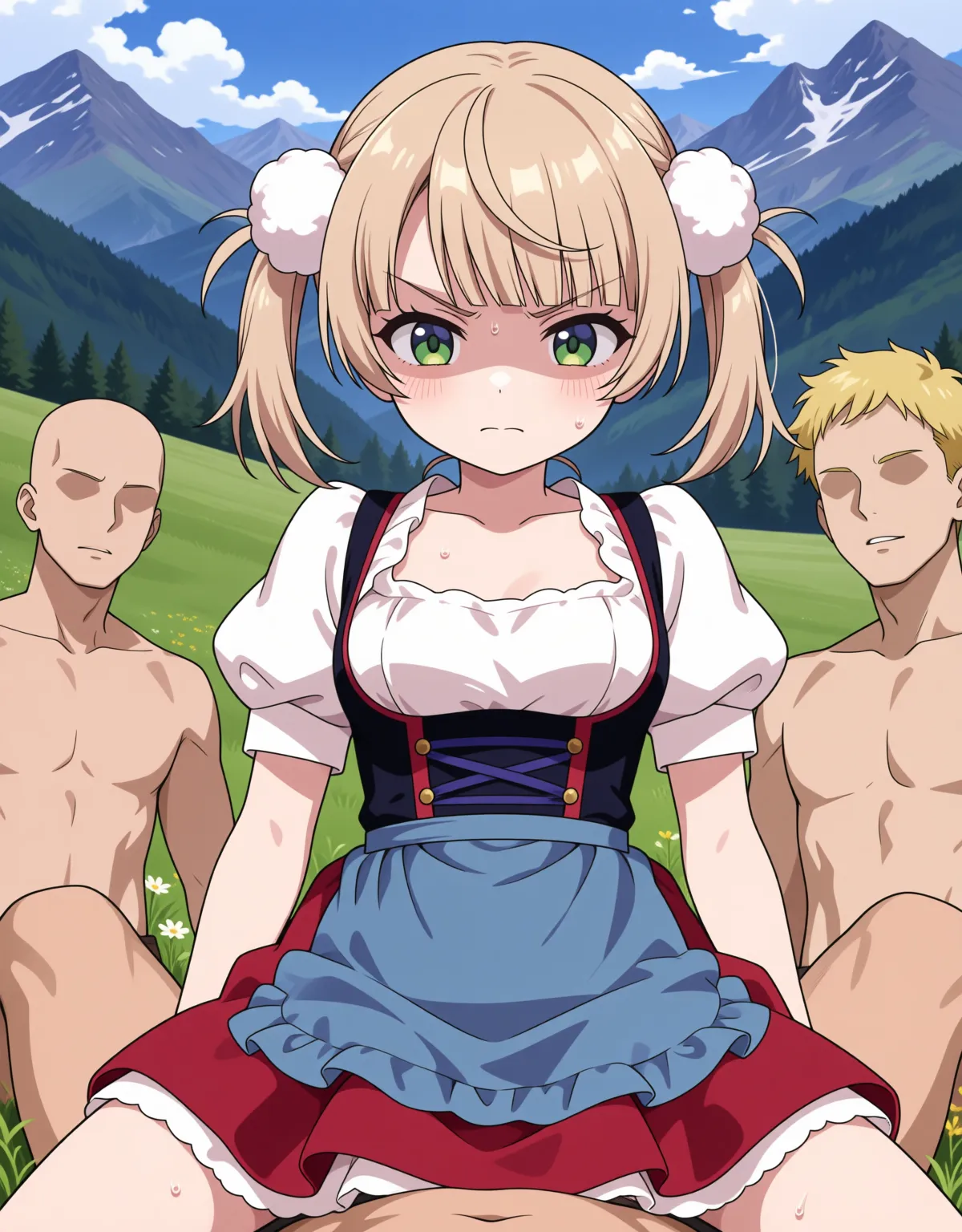 しぐれういが外で開放的なセックス！伝統衣装風のスタイルが似合ってる！ - PAGE 013