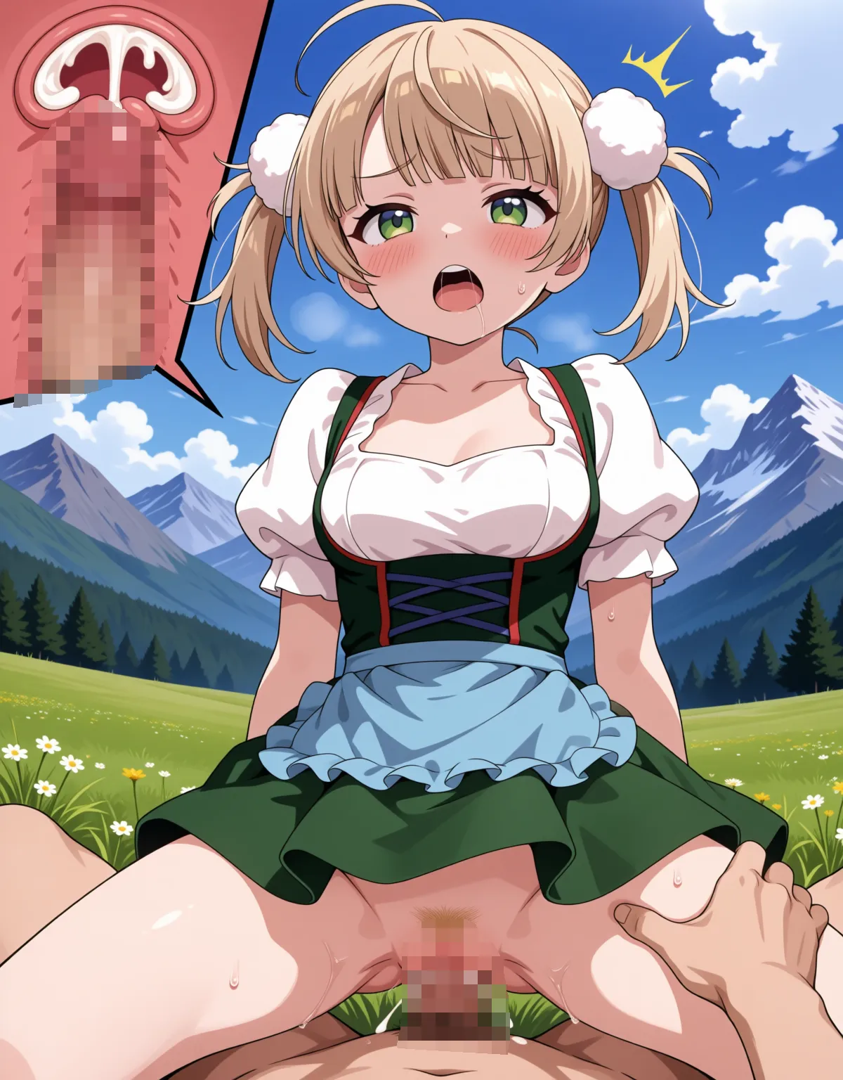 しぐれういが外で開放的なセックス！伝統衣装風のスタイルが似合ってる！ - PAGE 026
