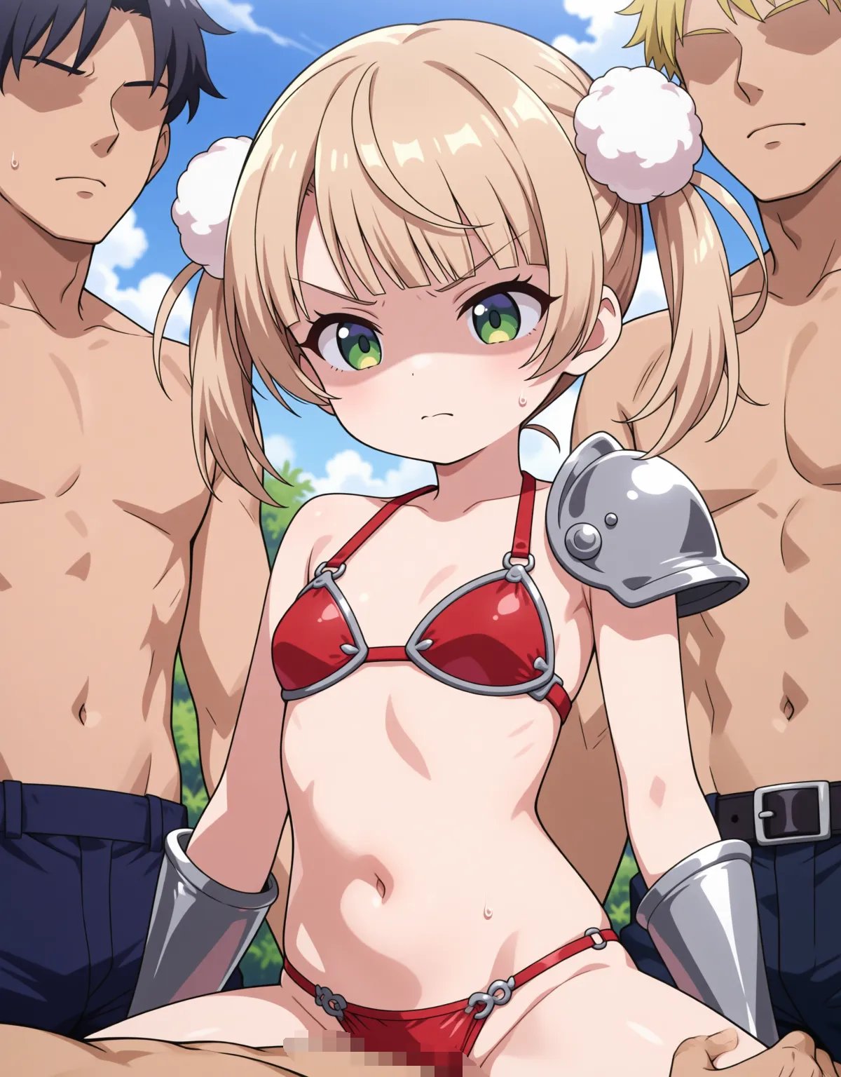 しぐれういが小柄な状態でビキニアーマー！？軽装装備で犯されちゃうこと間違いなし！ - PAGE 003