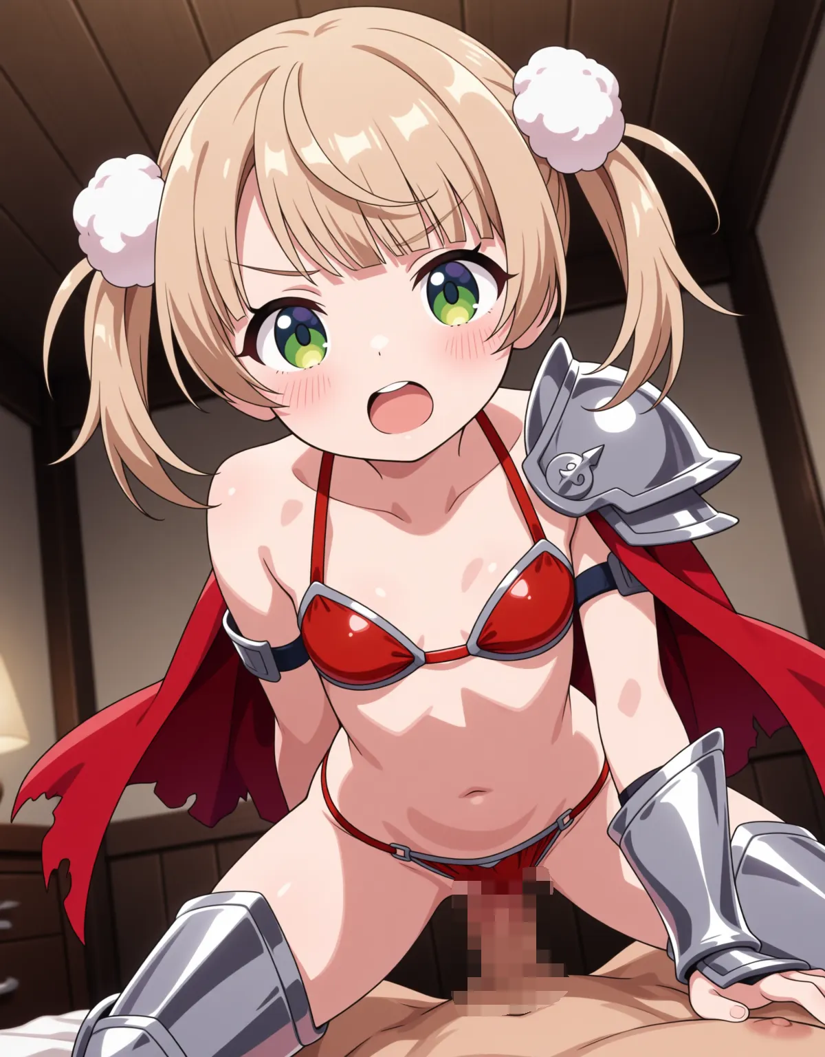 しぐれういが小柄な状態でビキニアーマー！？軽装装備で犯されちゃうこと間違いなし！ - PAGE 017