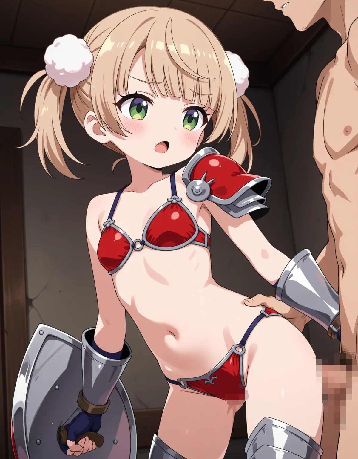 しぐれういが小柄な状態でビキニアーマー！？軽装装備で犯されちゃうこと間違いなし！ - PAGE 022