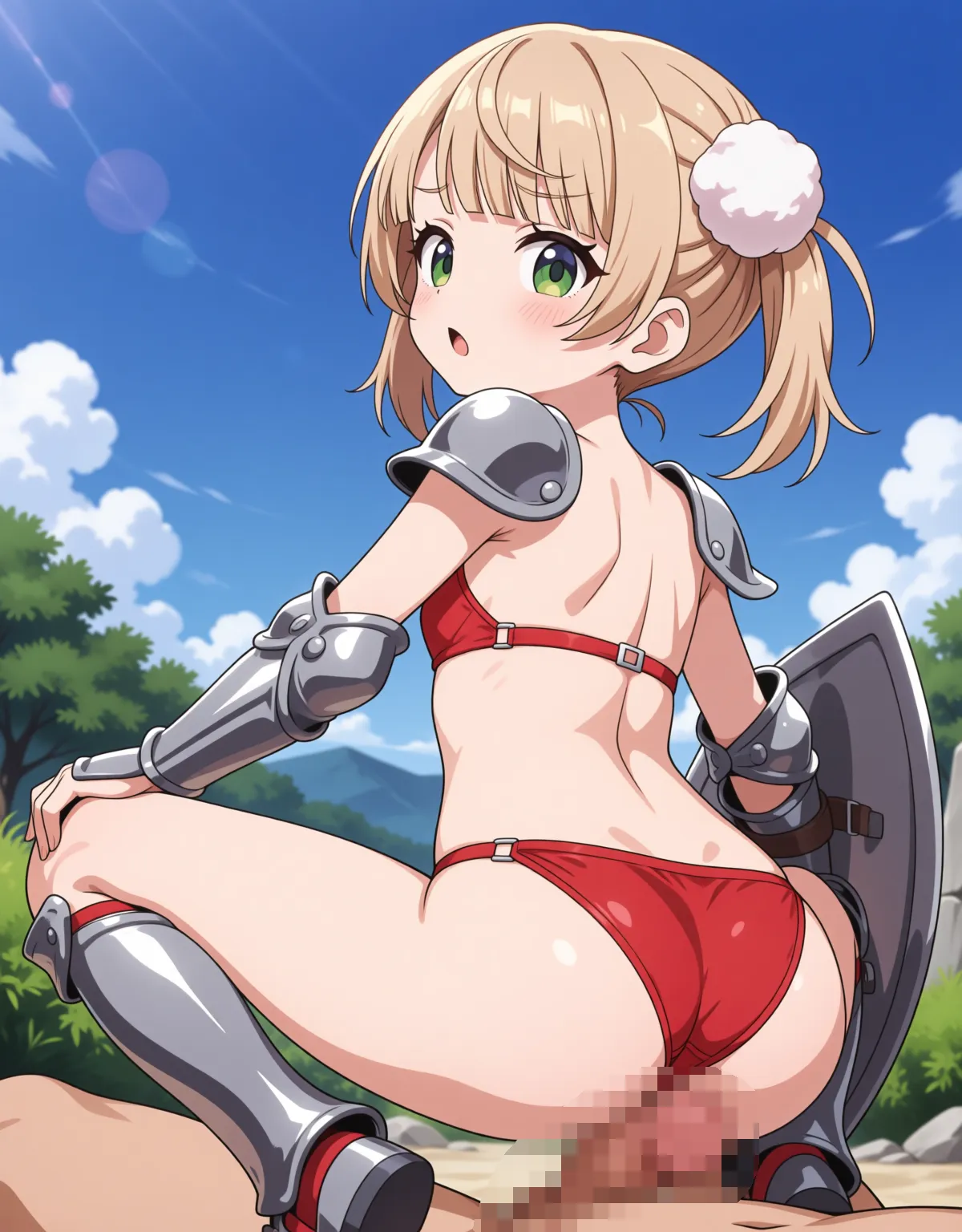 しぐれういが小柄な状態でビキニアーマー！？軽装装備で犯されちゃうこと間違いなし！ - PAGE 023