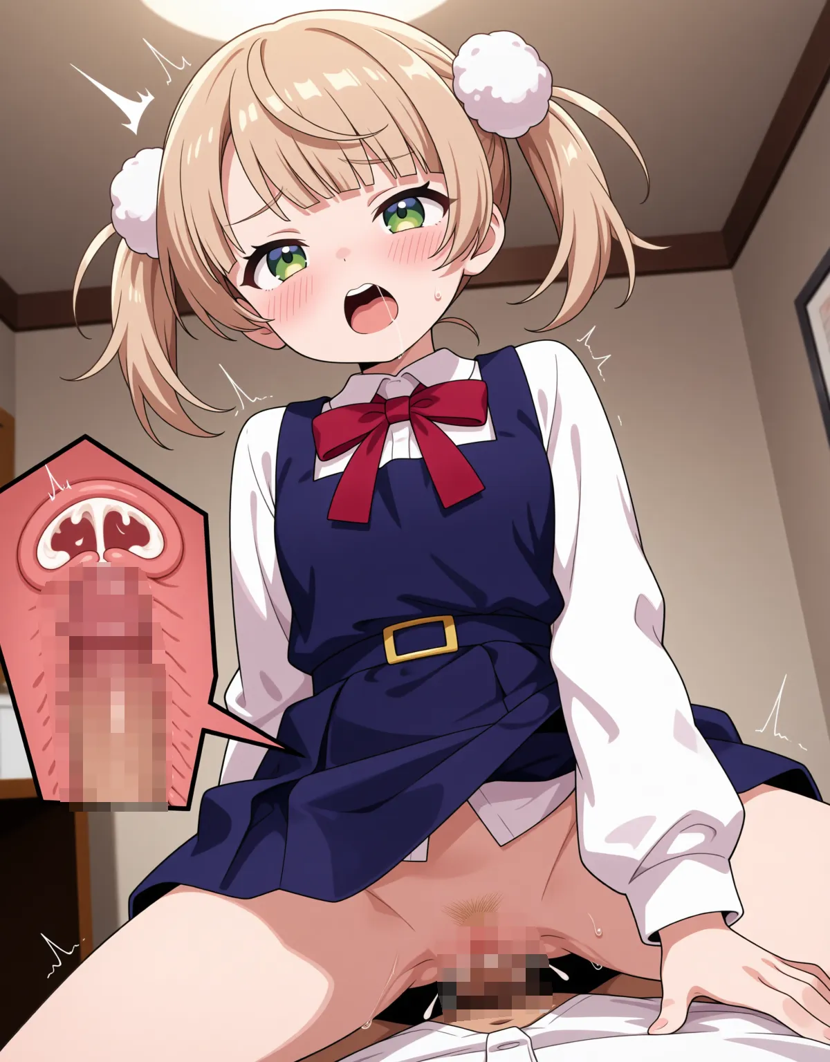しぐれういが粛聖でエッチなことを！大量中出しで勃起不可避！ - PAGE 028