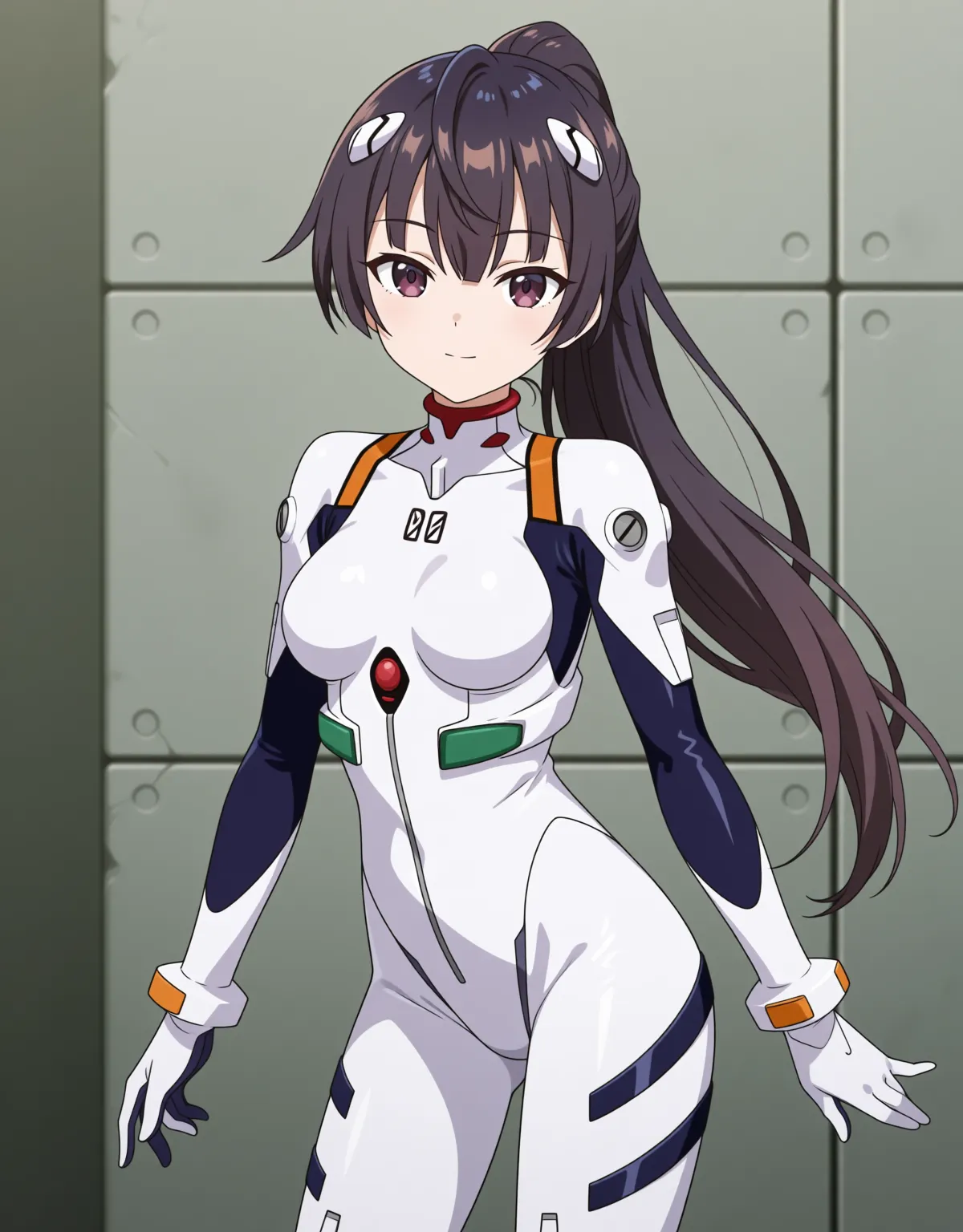 有希がプラグスーツに着替えちゃう！隠すことが出来ない肉付きに思わず中出し！