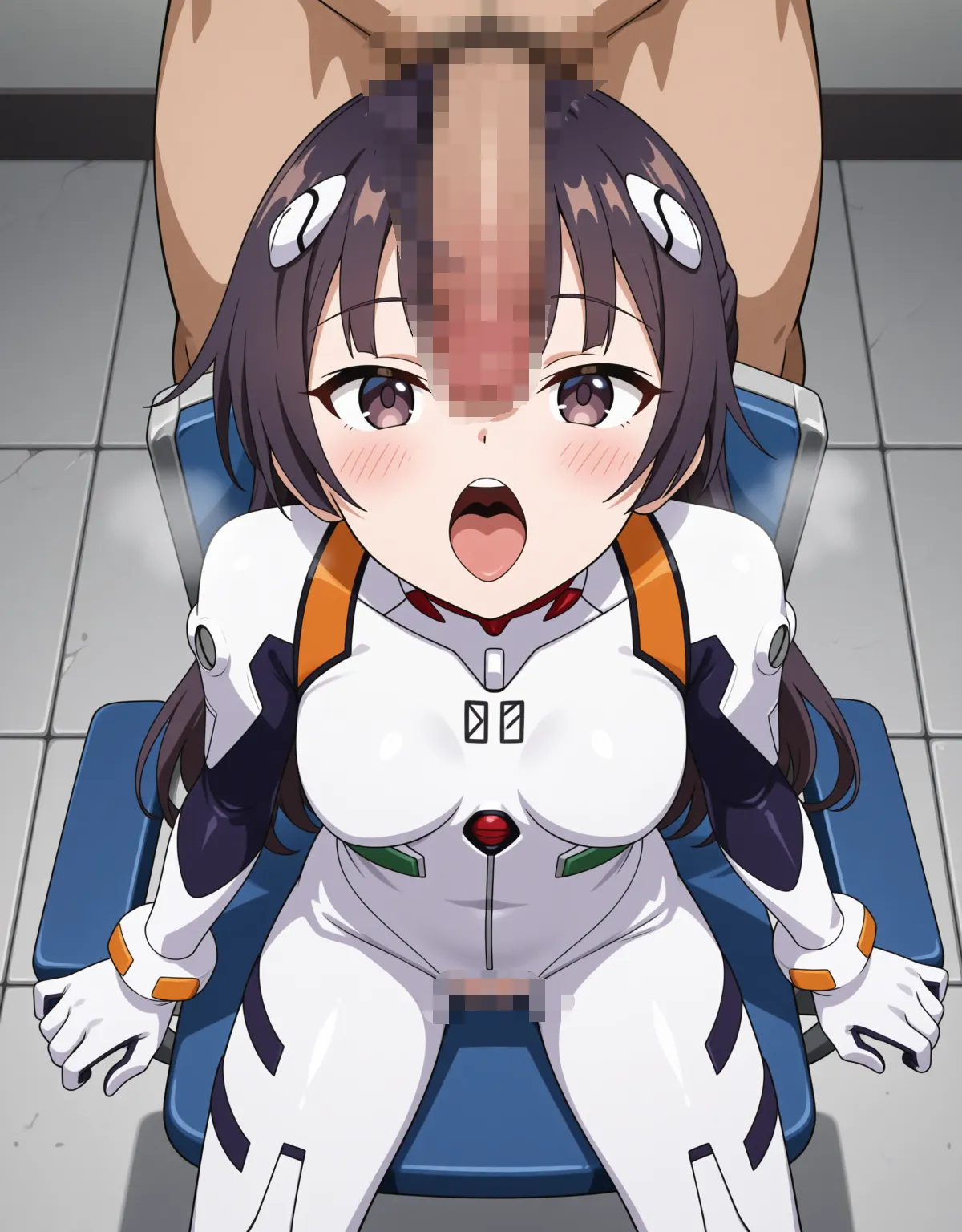 有希がプラグスーツに着替えちゃう！隠すことが出来ない肉付きに思わず中出し！ - PAGE 028