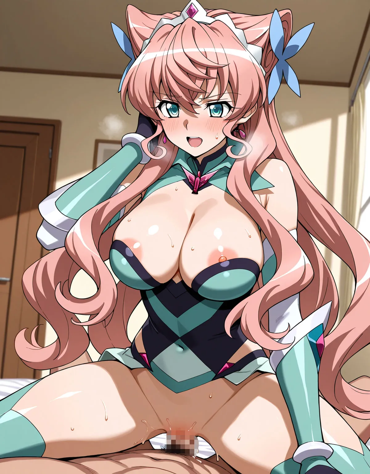 コスチューム姿のマリナとそのまま着衣セックス！露出部の多いコスに暴発不可避！ - PAGE 010