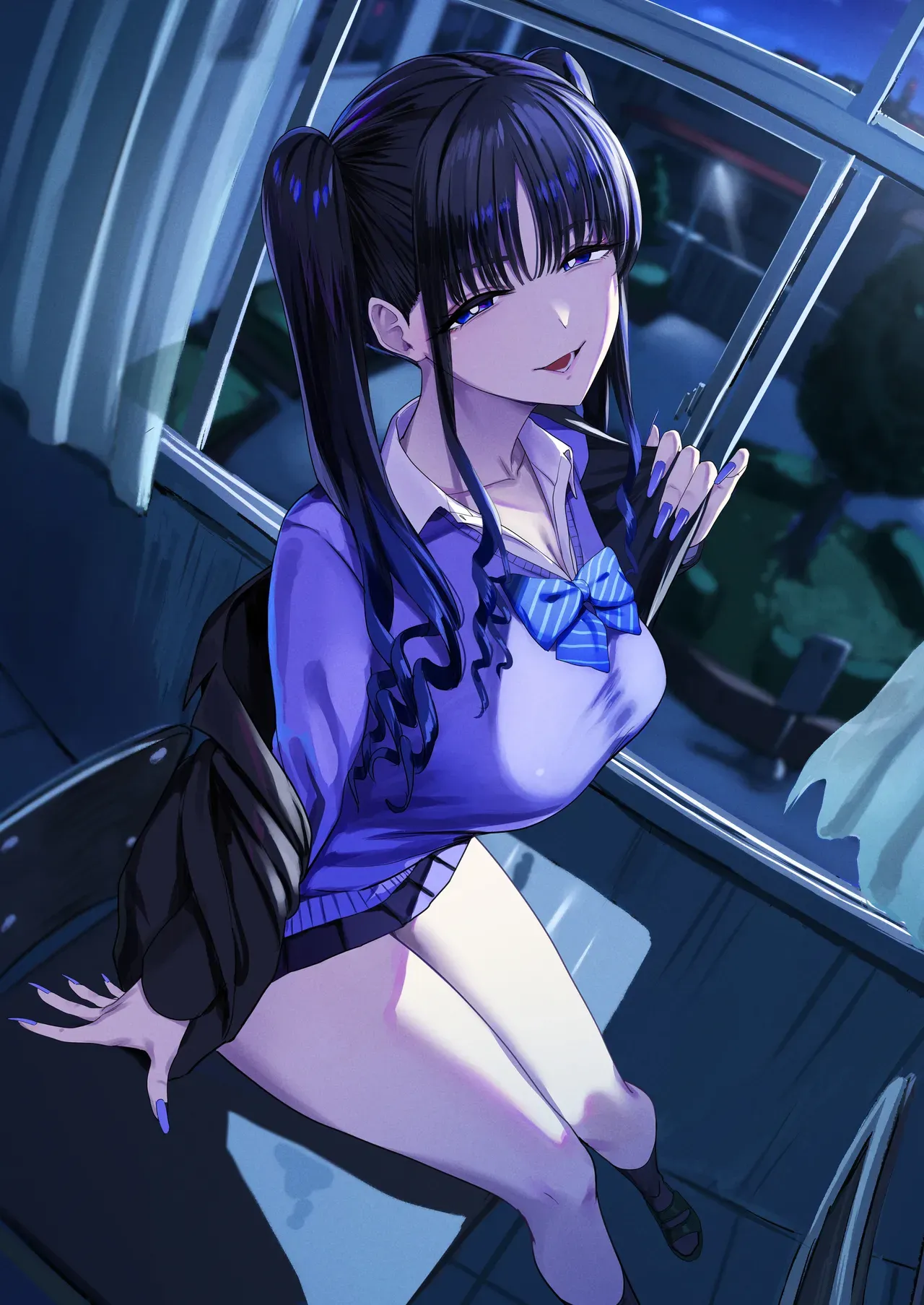 二次元オタクの俺が転校してきた巨乳アイドルに堕とされるまで[甘噛本舗] - PAGE 002